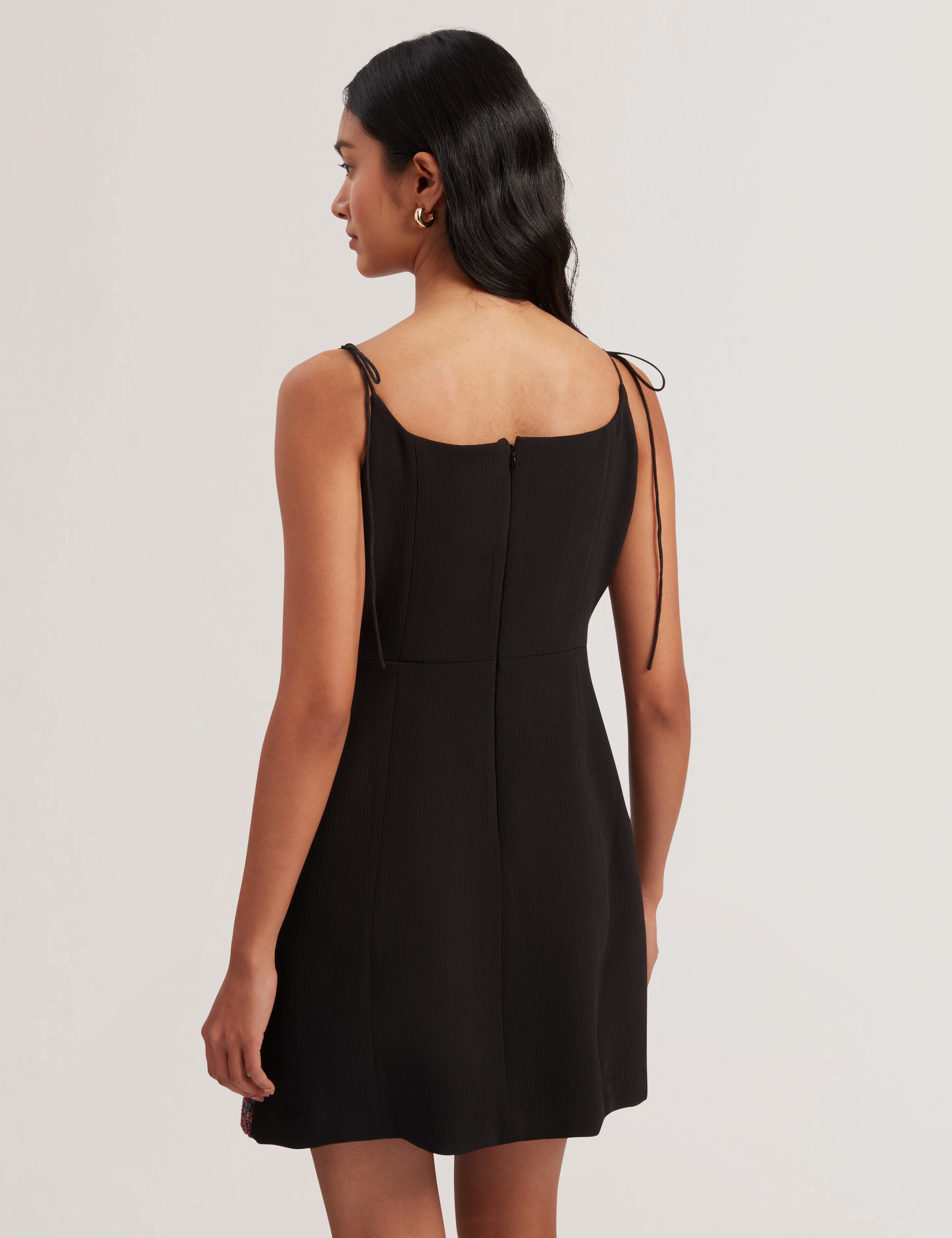 Shop Este Embellished Jacquard Mini Dress Black for Women Online | Ted  Baker Kuwait