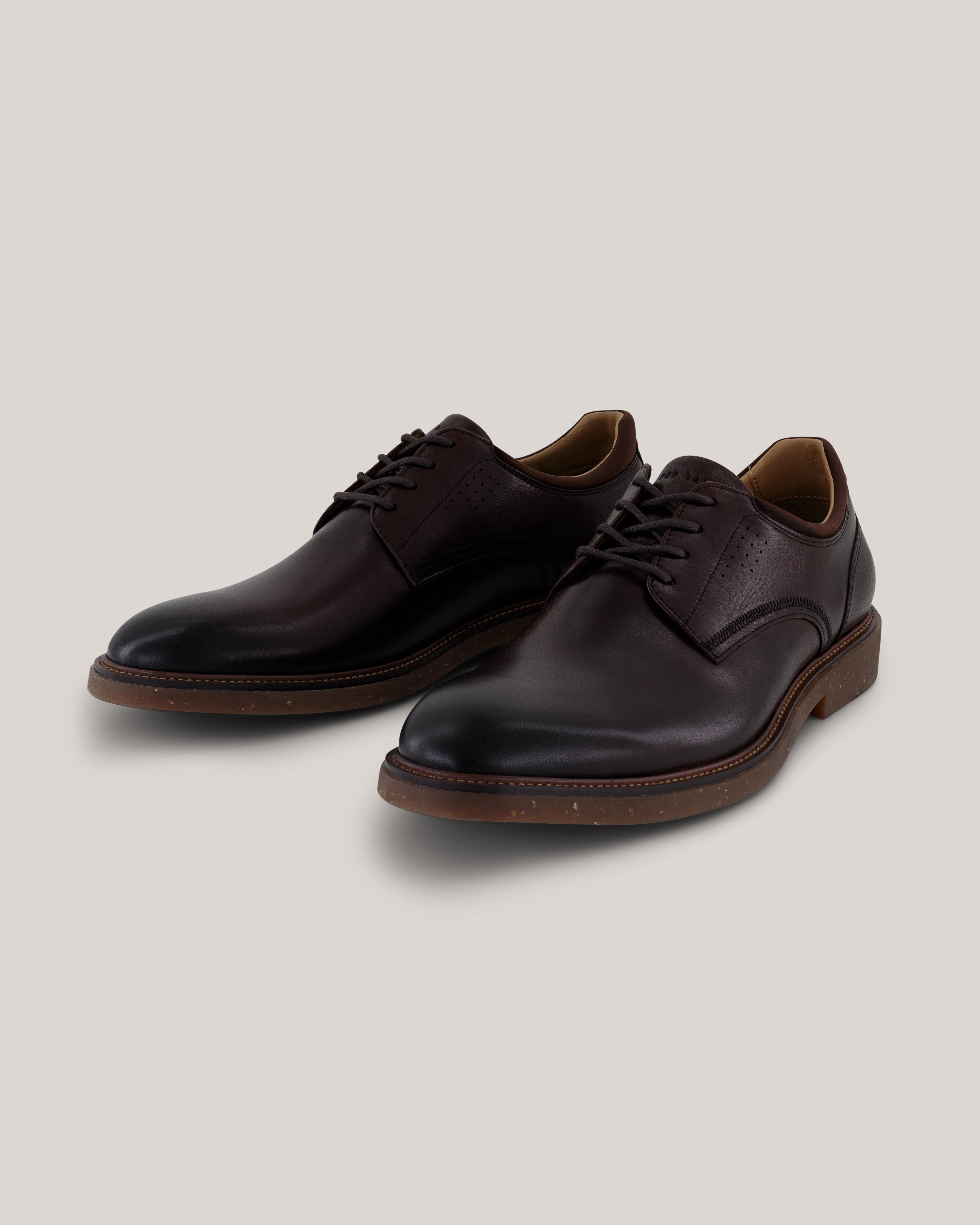 Swanlie Smooth Leather Derby Boot Brown