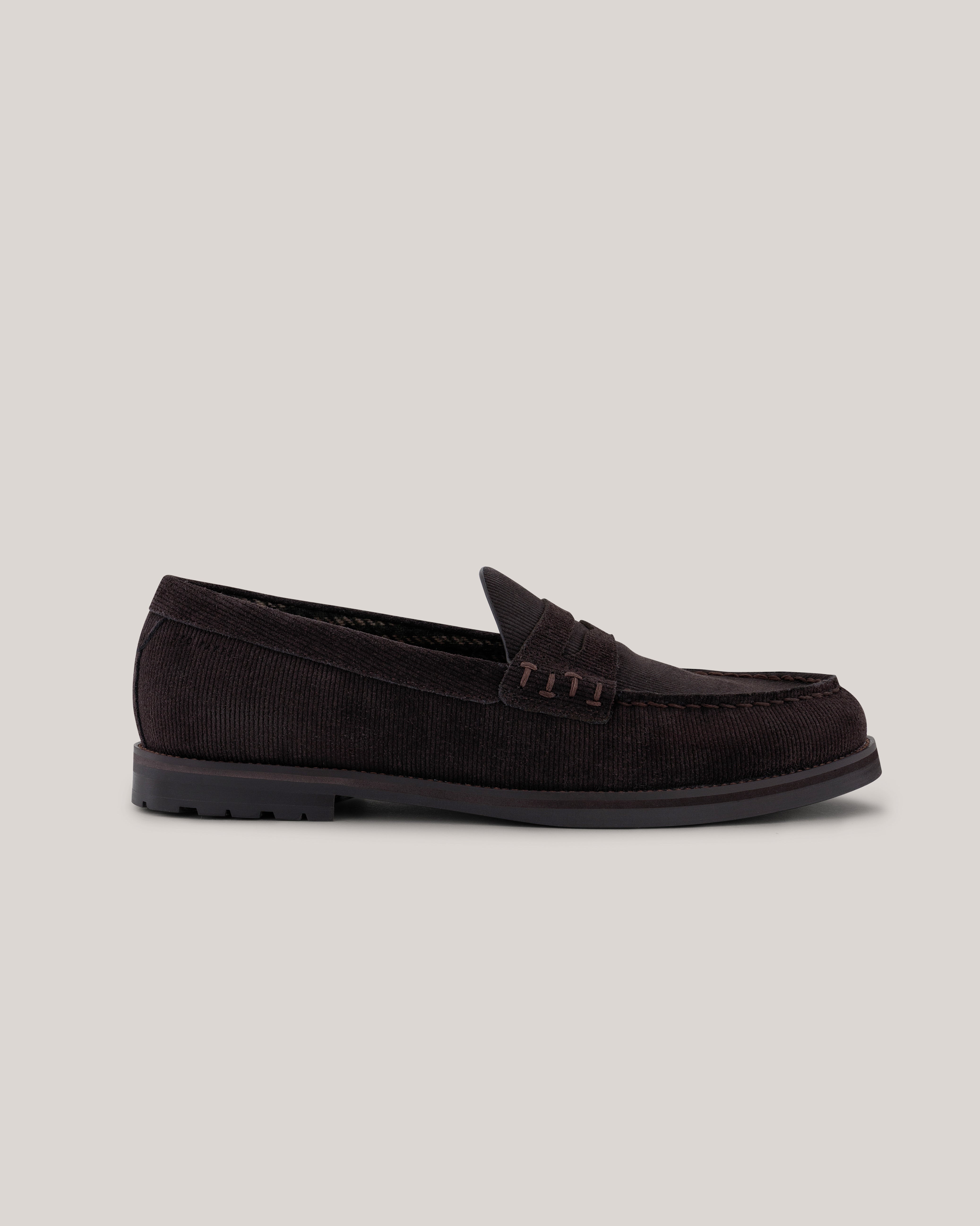 Parkhil Lug Penny Loafer Dk-Brown