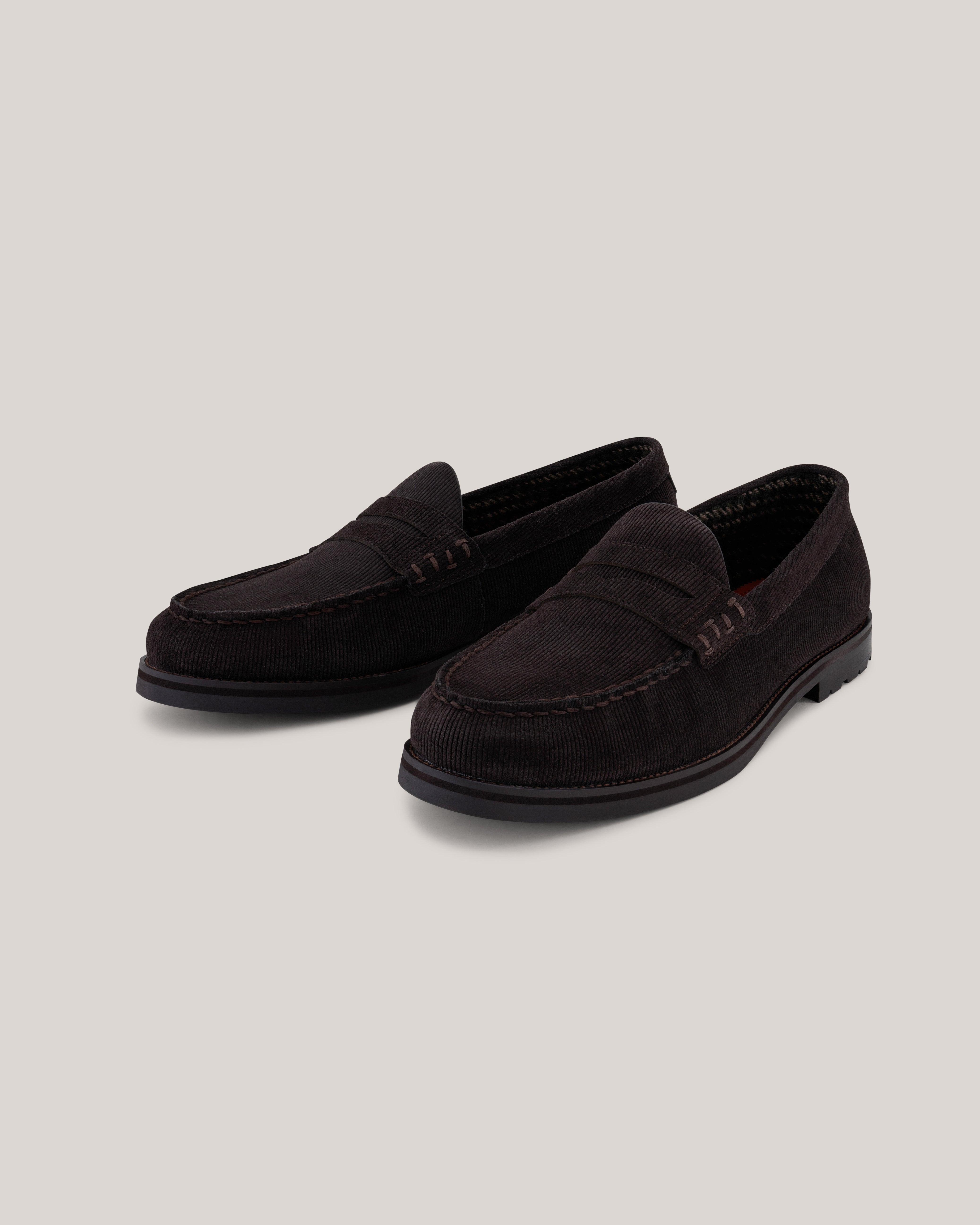 Parkhil Lug Penny Loafer Dk-Brown