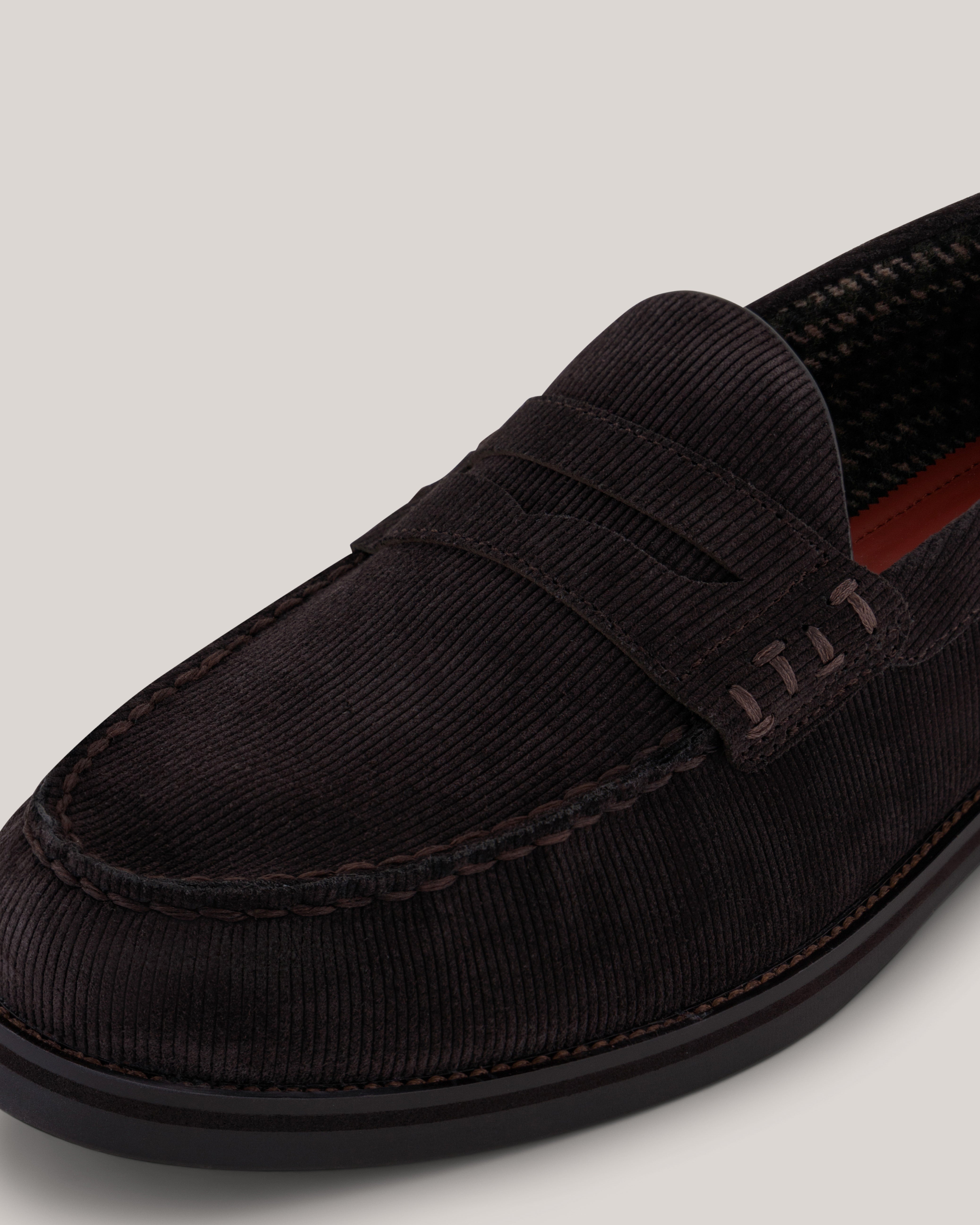 Parkhil Lug Penny Loafer Dk-Brown