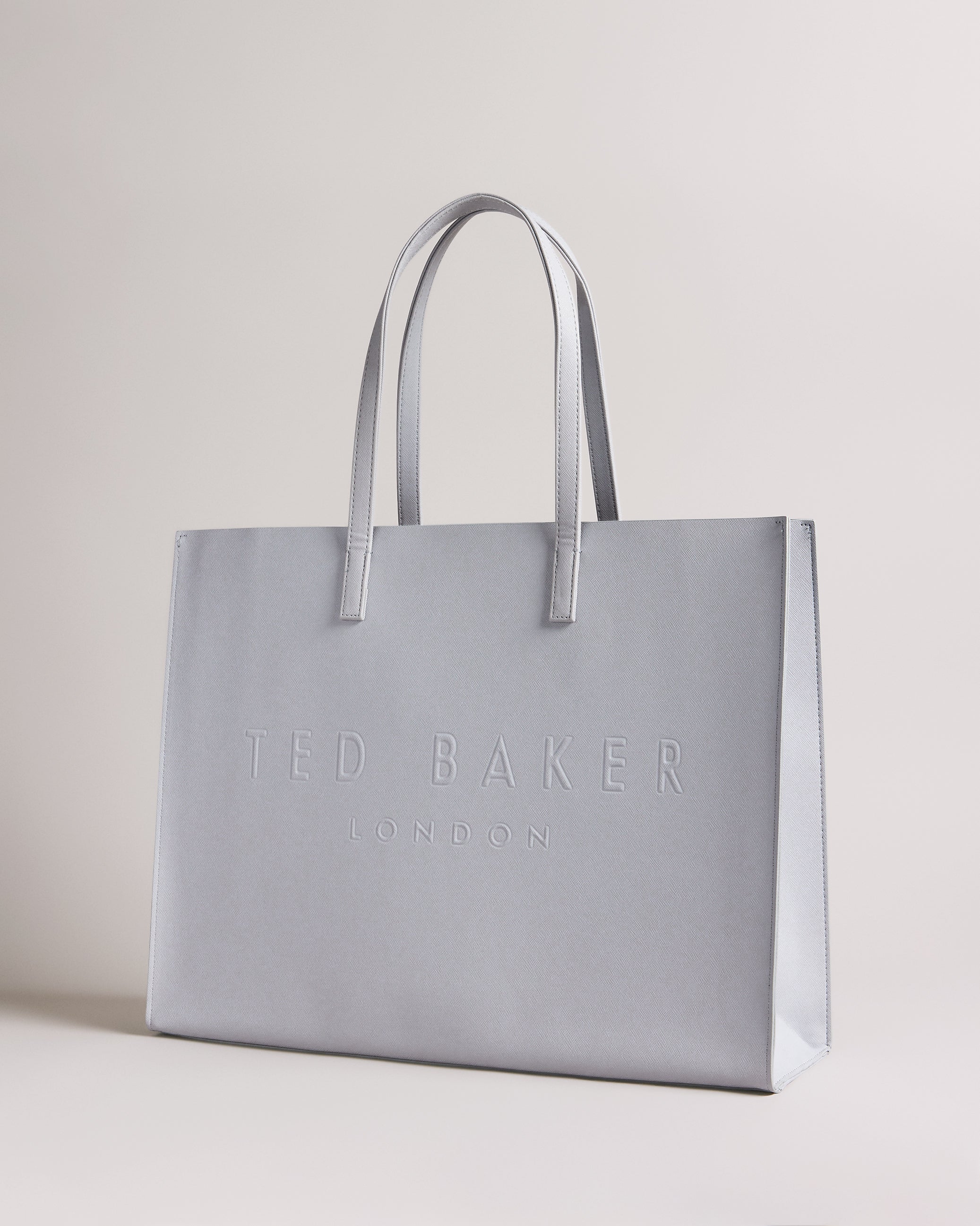 Sukicon Crosshatch East West Icon Bag Lt-Grey