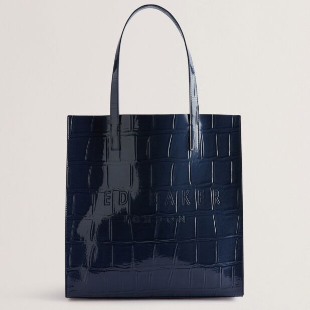 Croccon Imitation Croc Large Icon Dk-Blue