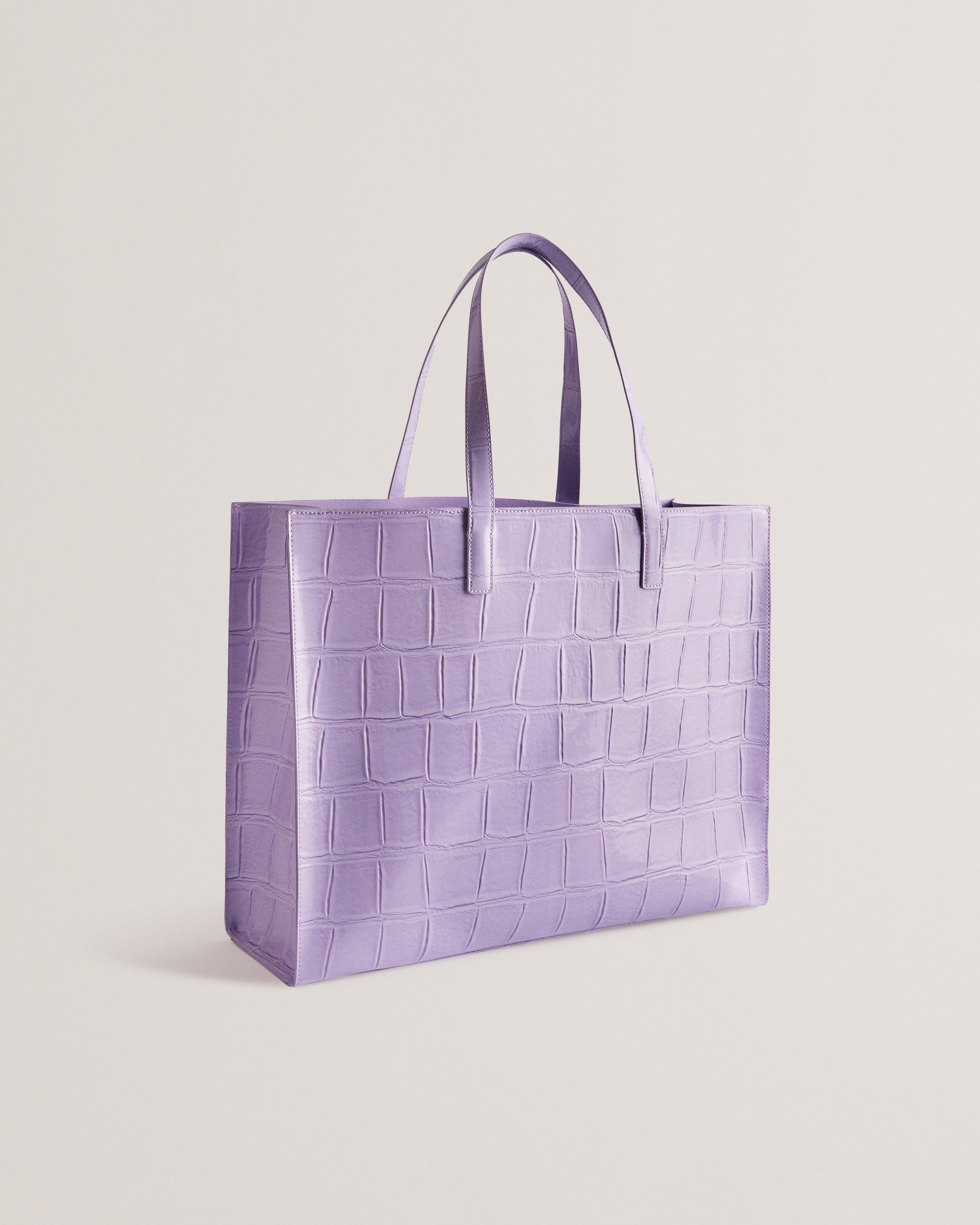Allicon Mock Croc Icon Tote Bag Lilac