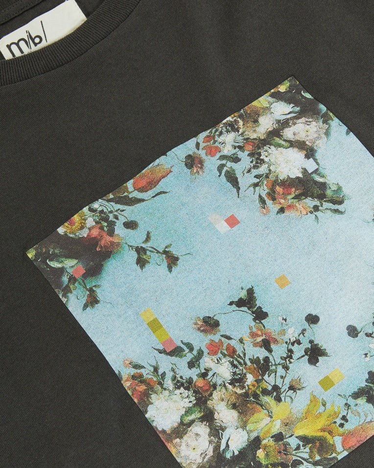 Powerr Mib Graphic Print Ls Tee Grey