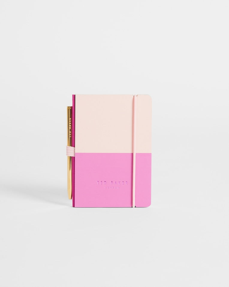Pendra Mini Notebook And Pen Pink