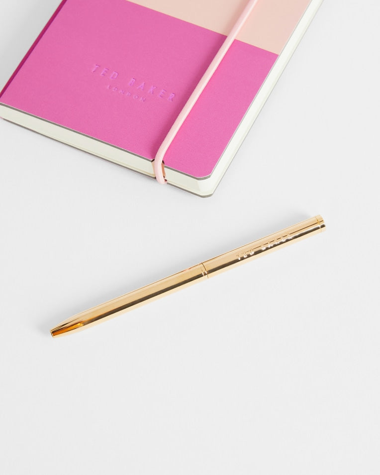 Pendra Mini Notebook And Pen Pink