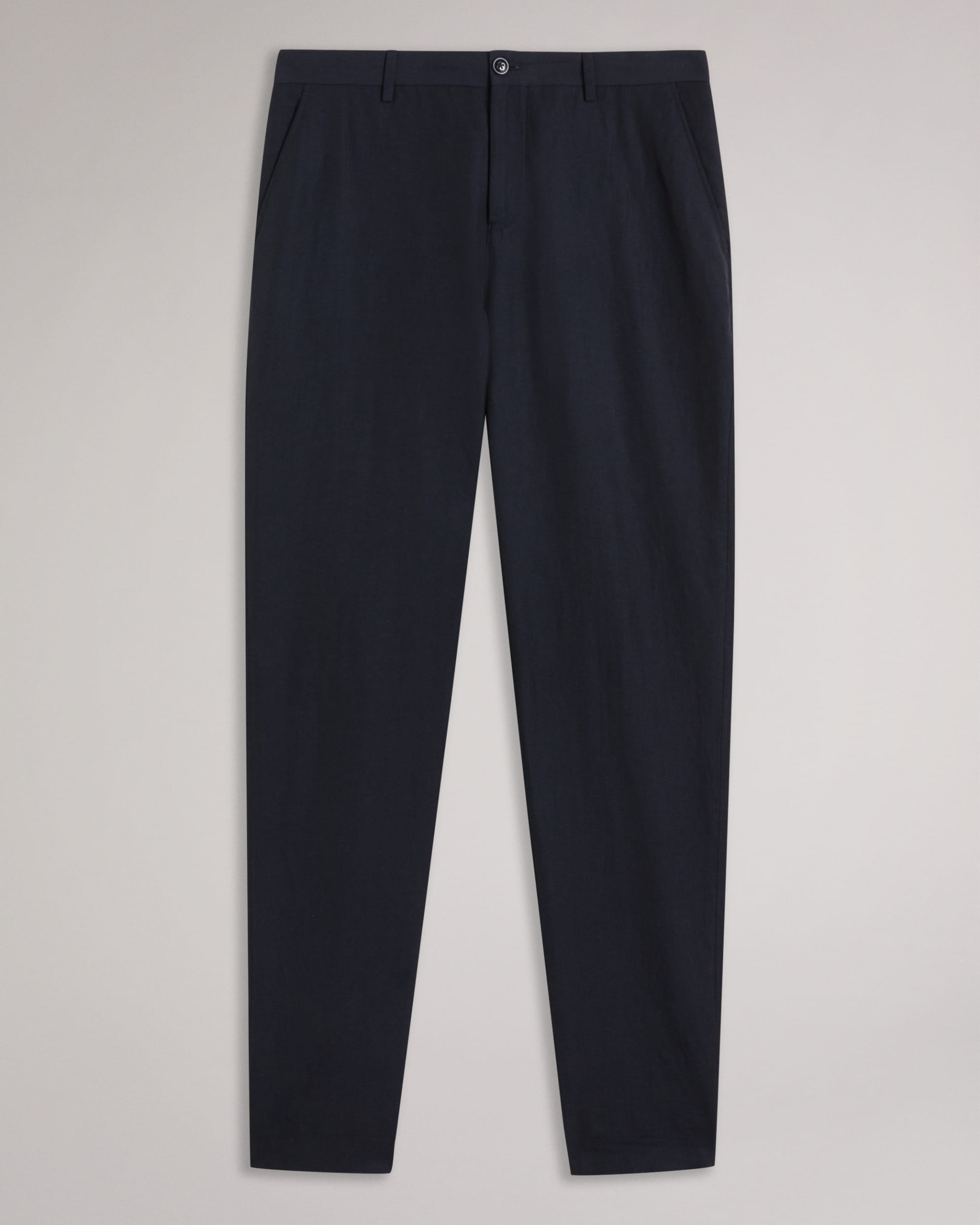 Crelly Slim Fit Silk Look Trs Navy