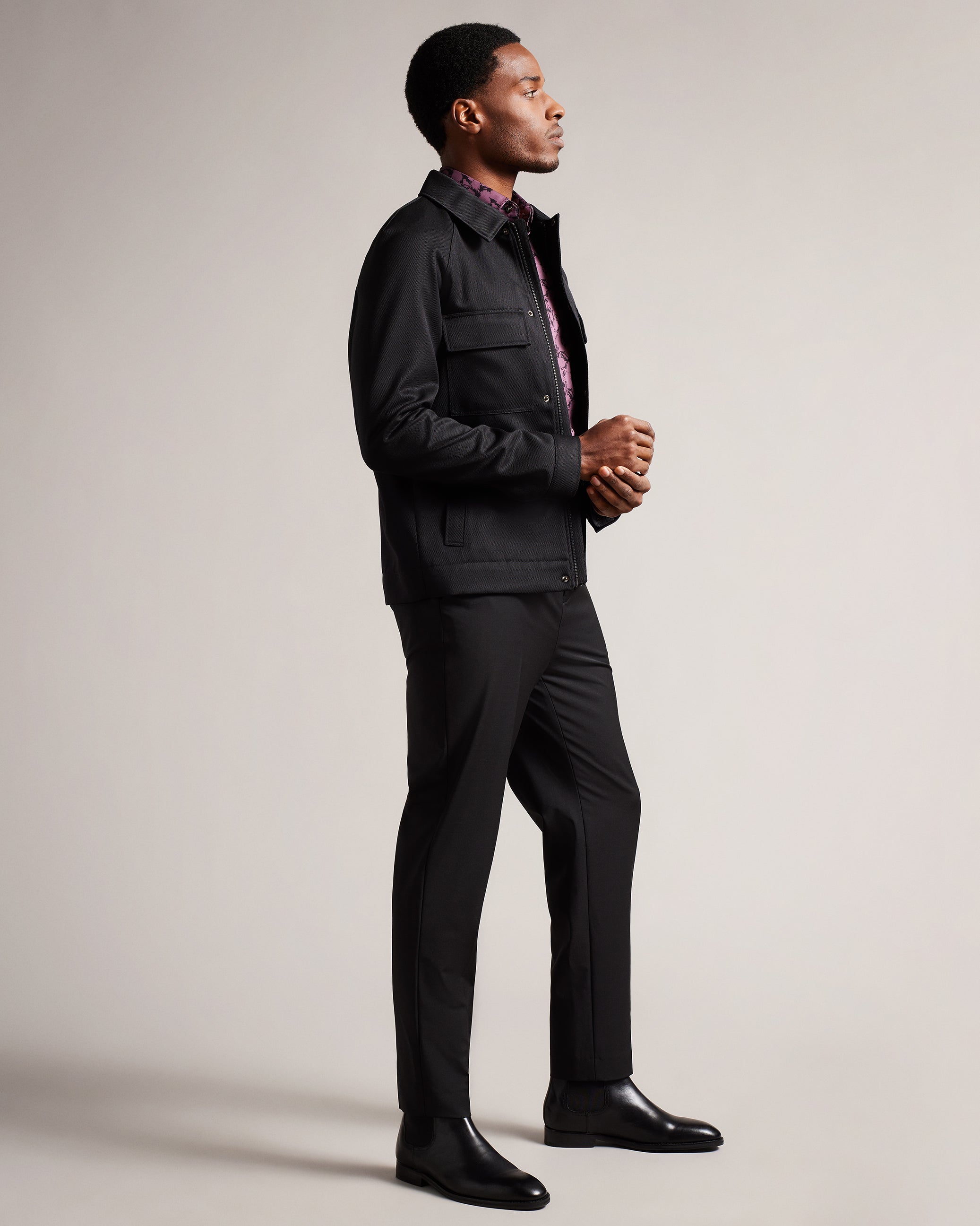 Maisonn Leather Chelsea Boot Black