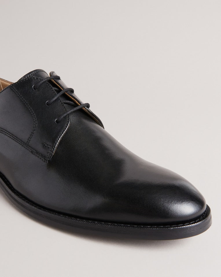 Kampten Formal Leather Derby Shoes Black