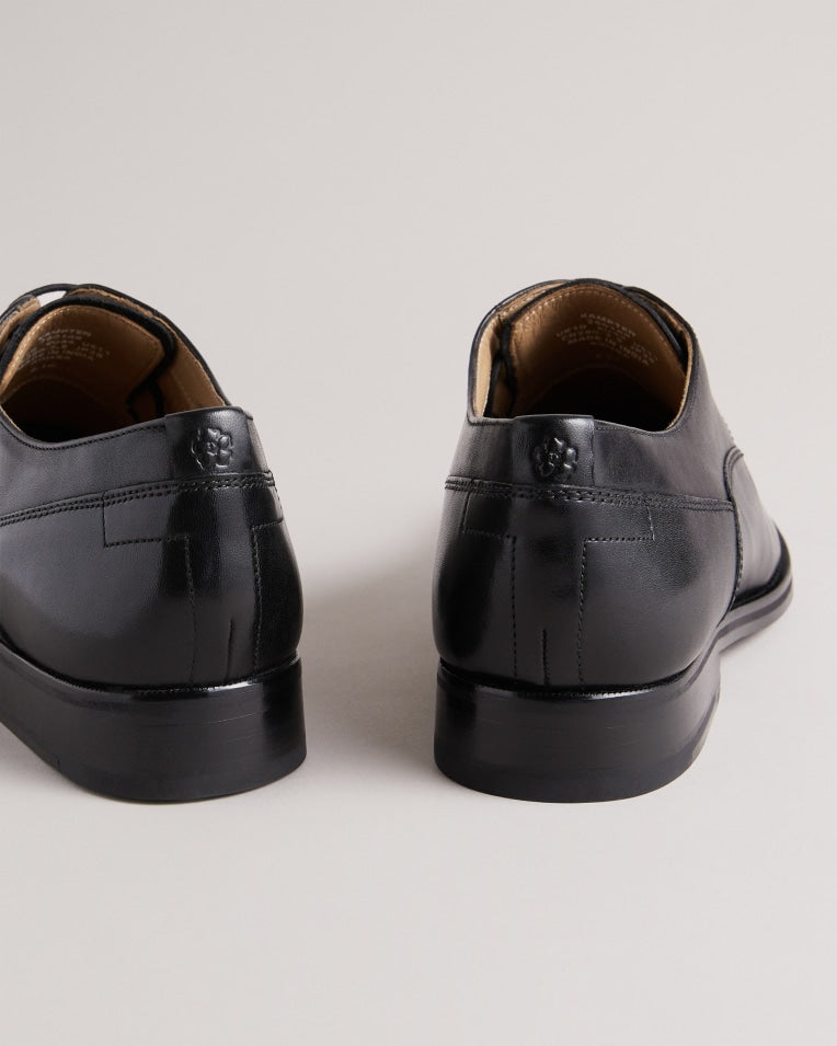 Kampten Formal Leather Derby Shoes Black