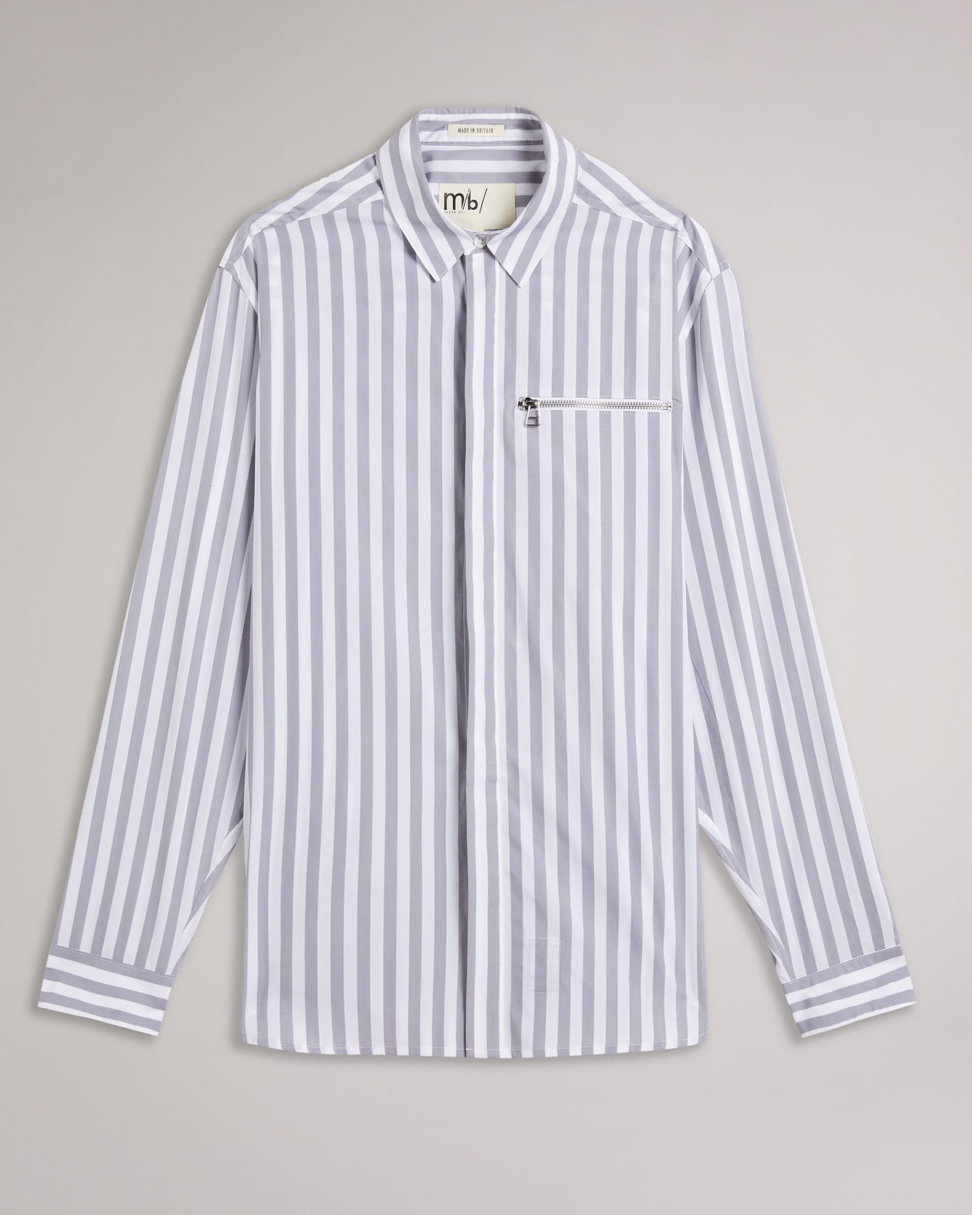 قميص سباق إيلر ميب رمادي فاتح