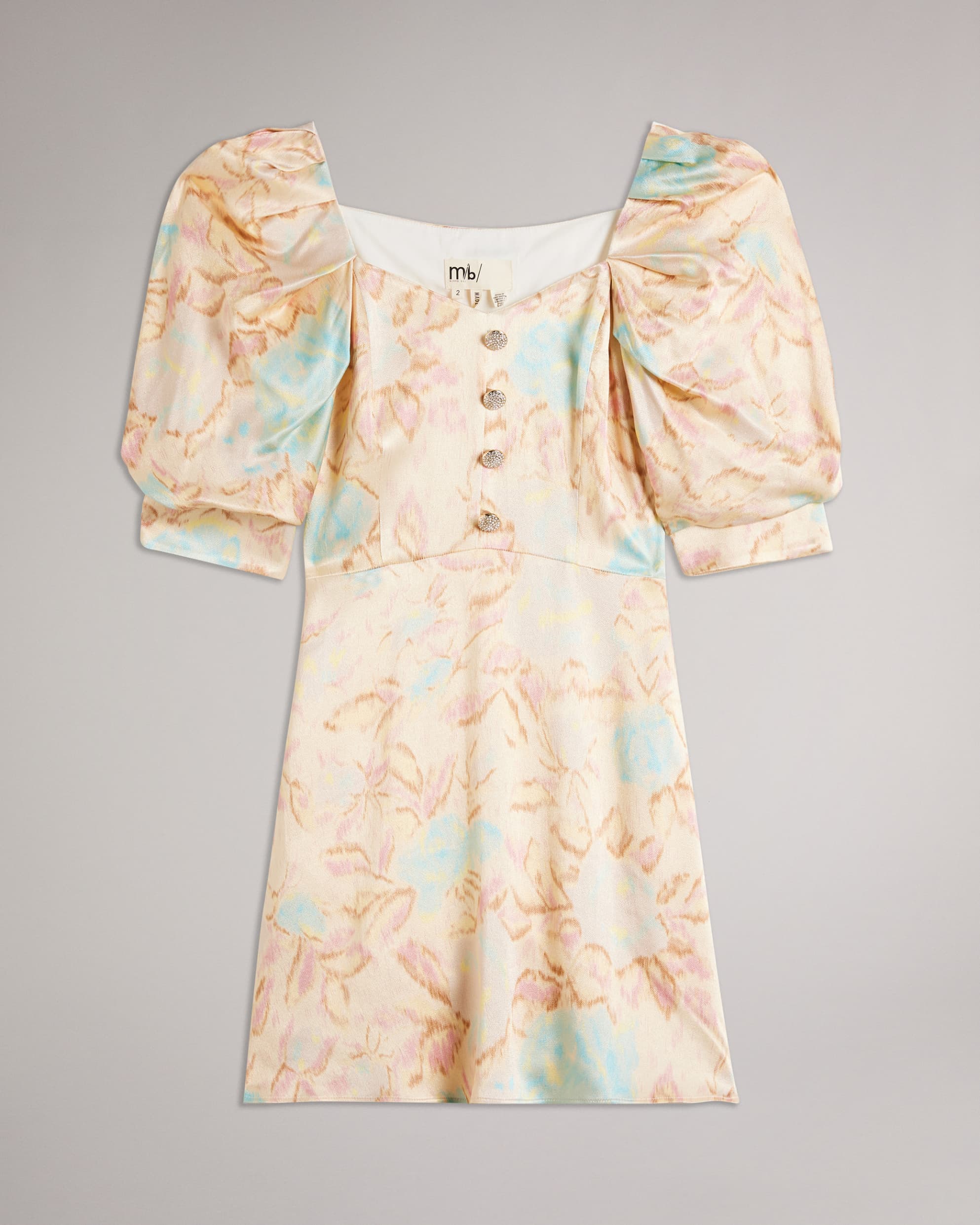 Hebburn Mini Button Up Dress Lt-Yellow