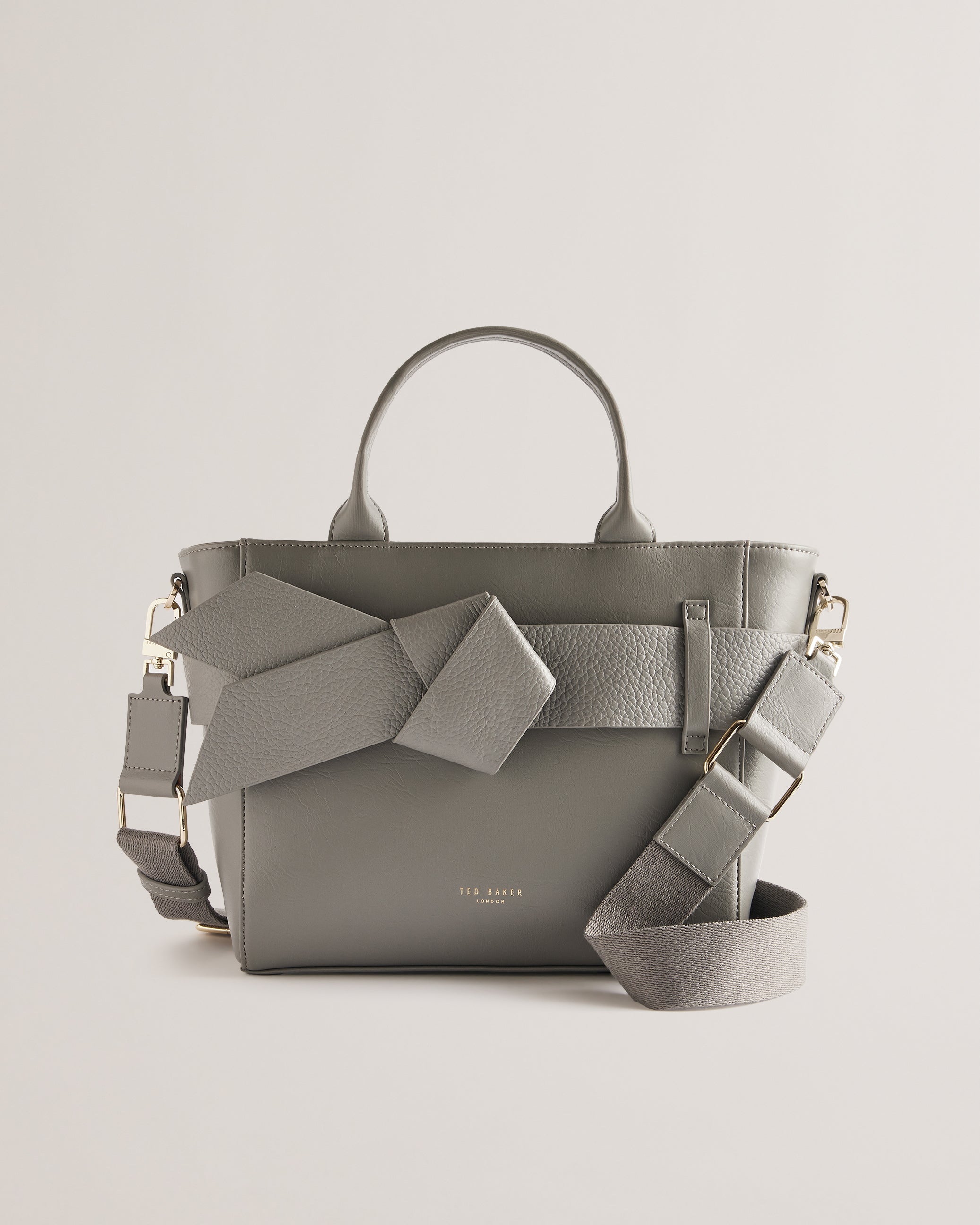 Jimsa Knot Bow Crossbody Bag Mid-Grey
