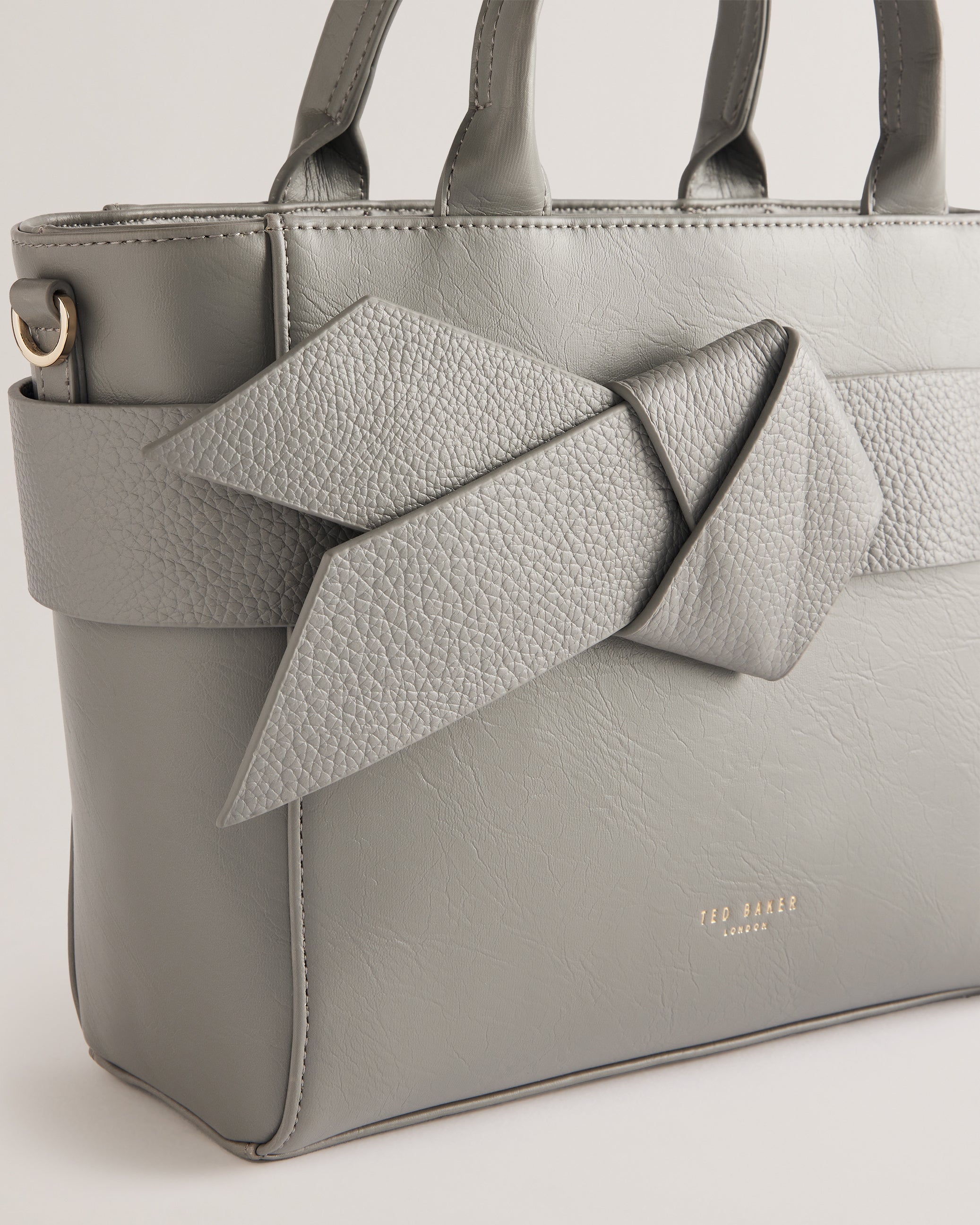 Jimsa Knot Bow Crossbody Bag Mid-Grey