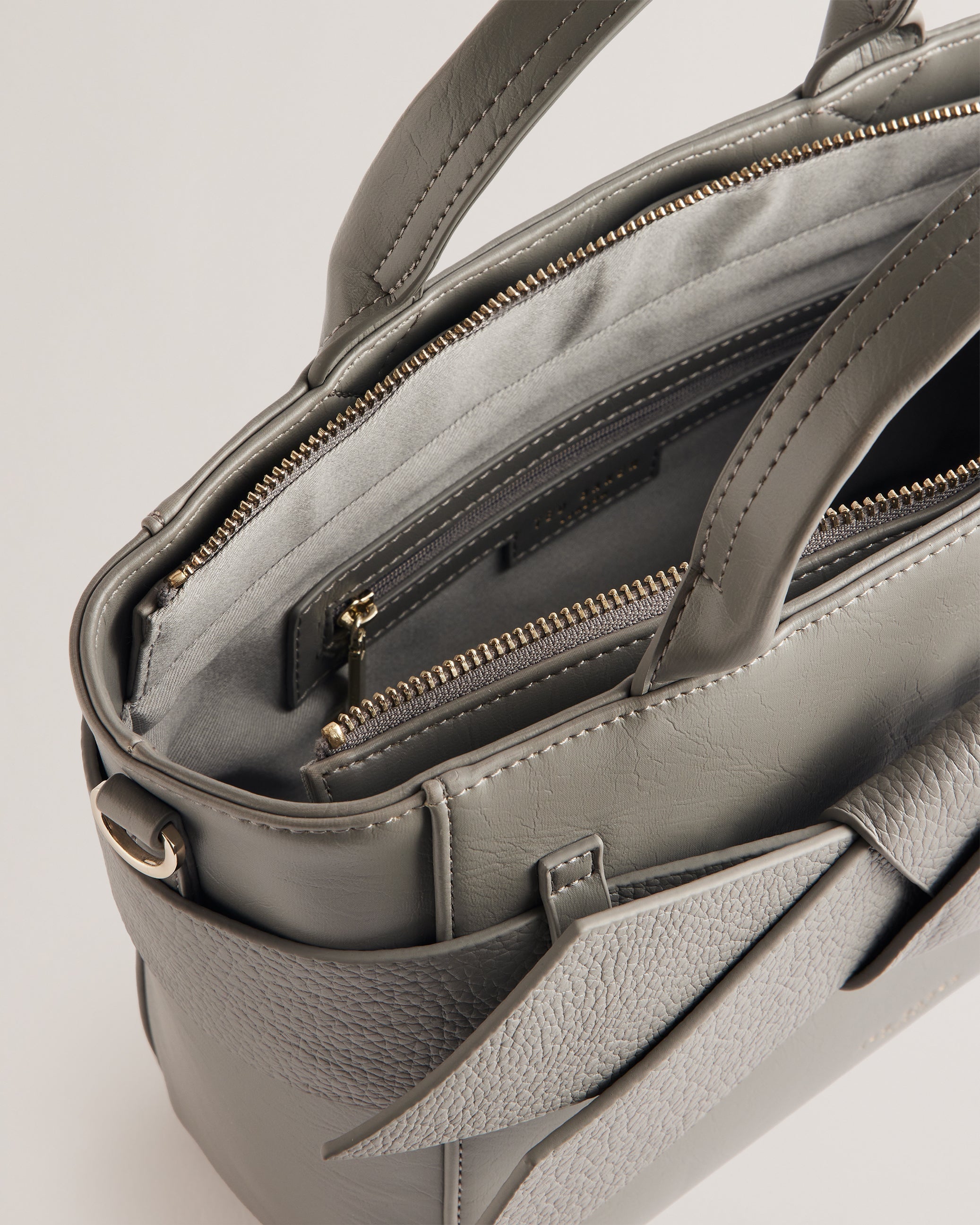 Jimsa Knot Bow Crossbody Bag Mid-Grey