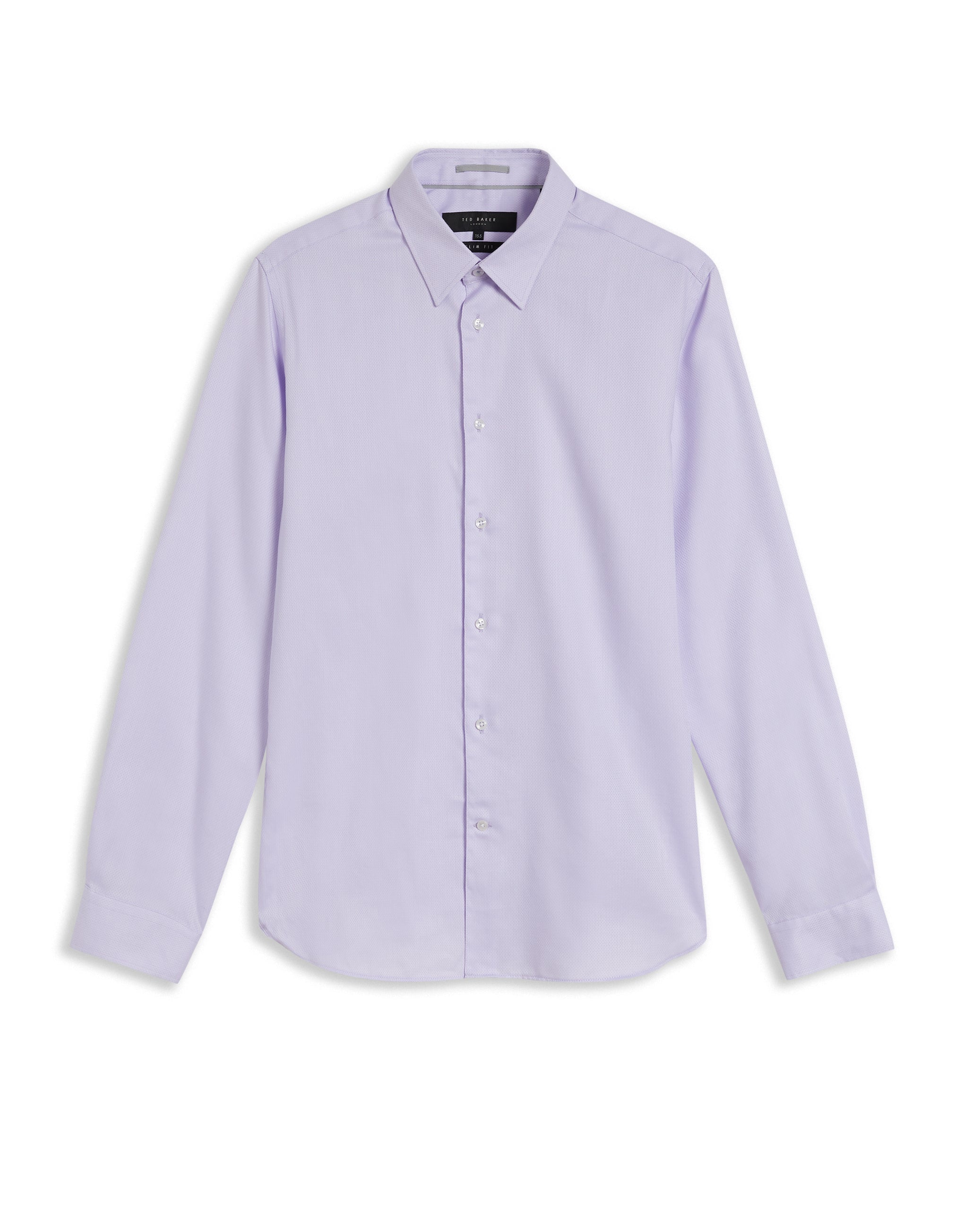 Daltoss Long Sleeve Slim Fit Shirt Lilac