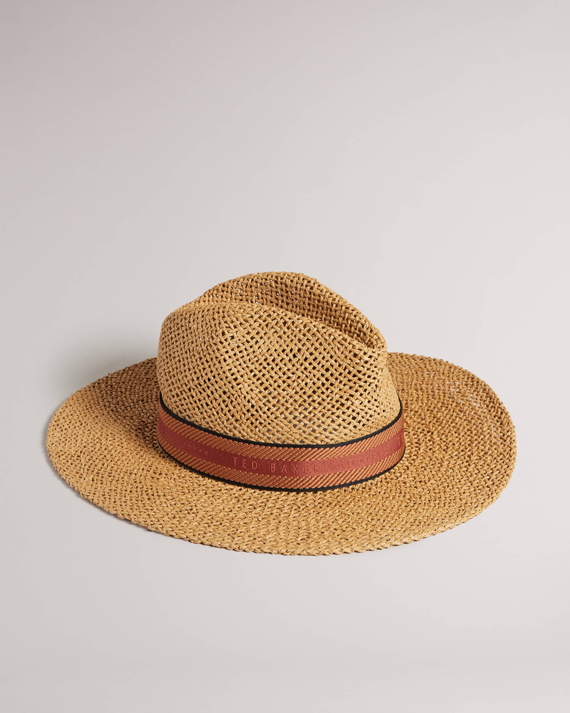 Clairie Straw Fedora Natural