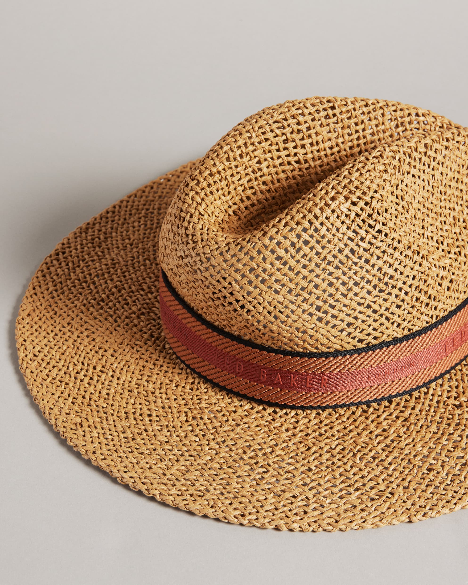 Clairie Straw Fedora Natural