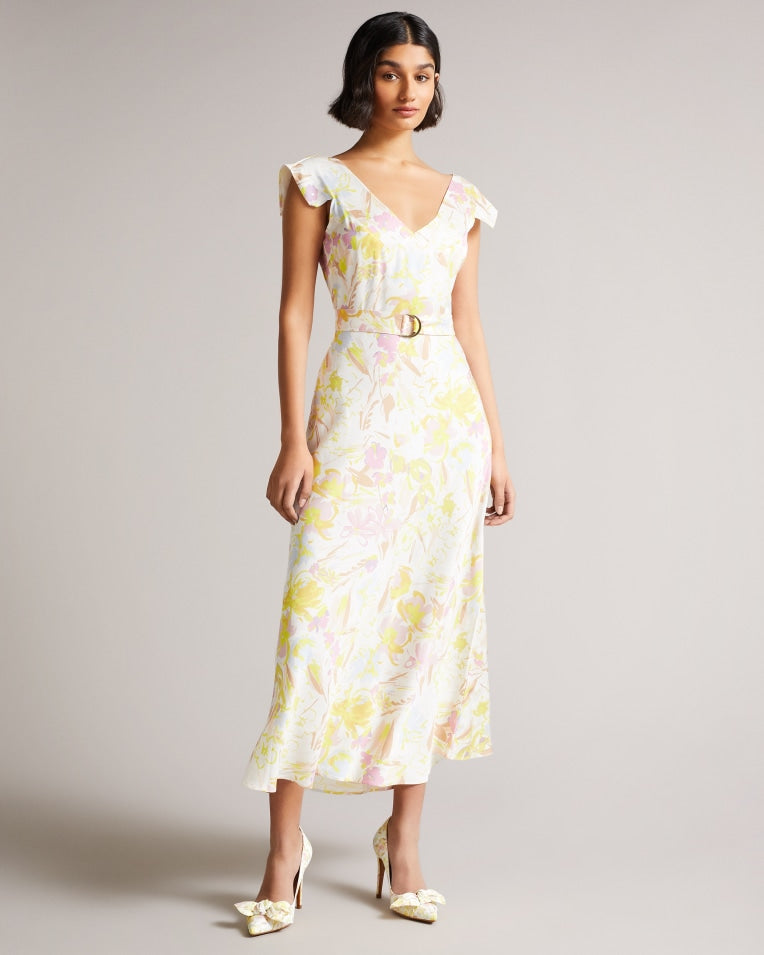Neomah Sketchy Magnolia 100Mm Bow Court Shoe Mid-Yellow