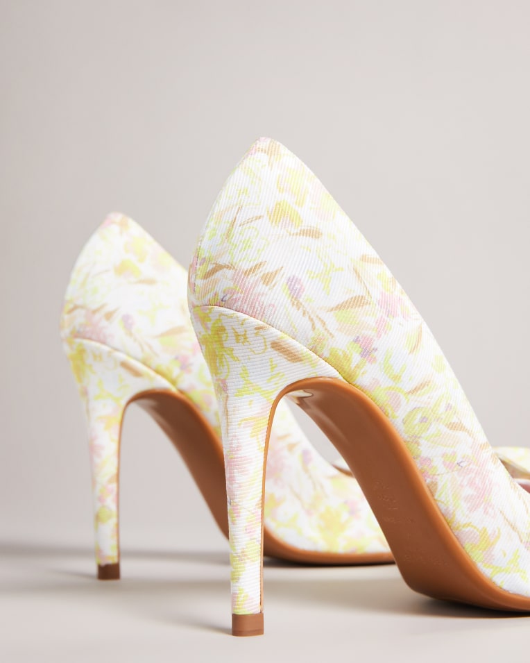 Neomah Sketchy Magnolia 100Mm Bow Court Shoe Mid-Yellow
