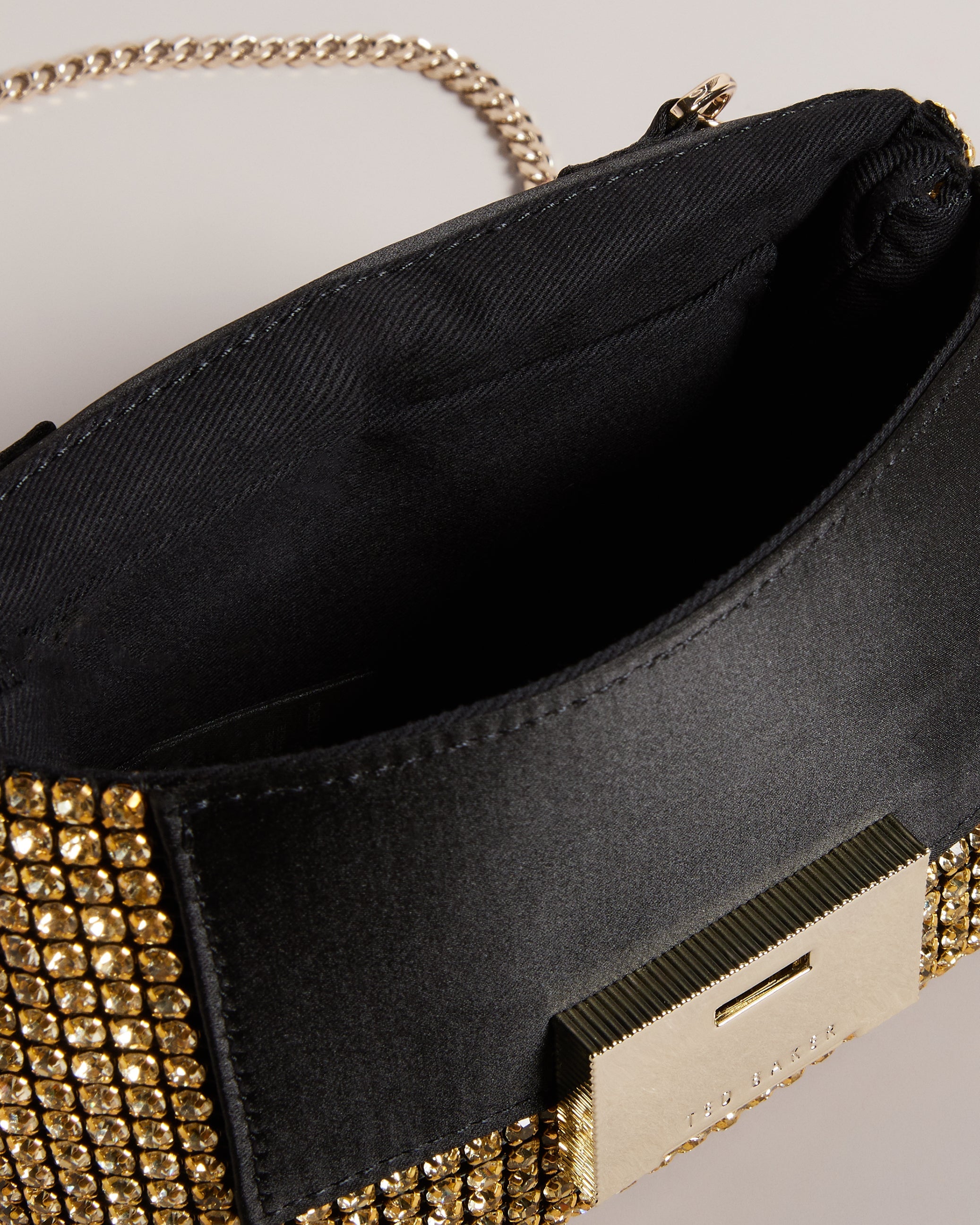Gliters Crystal Mini Cross Body Bag Lt-Yellow