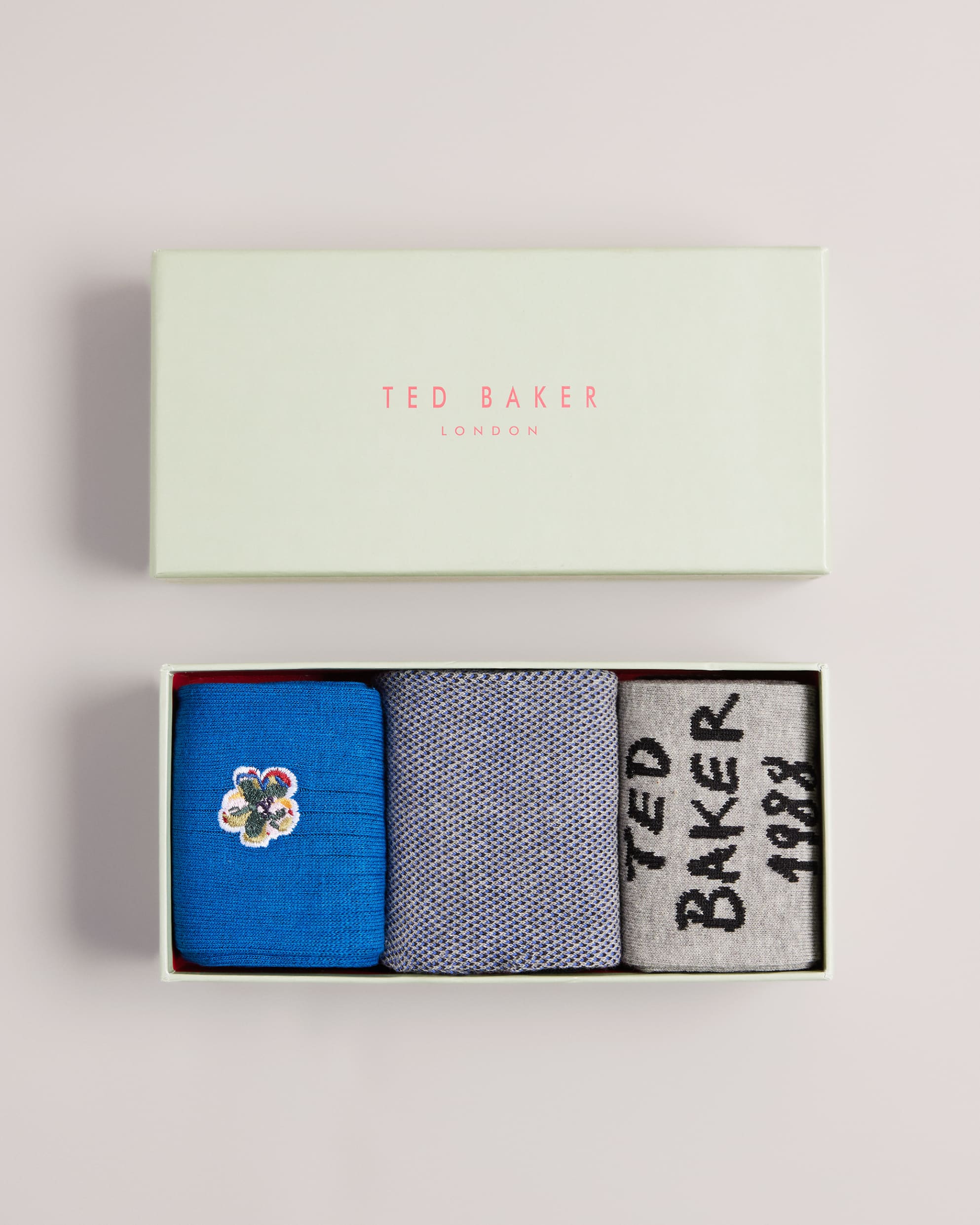 Greyone Three Pack Of Socks Assorted