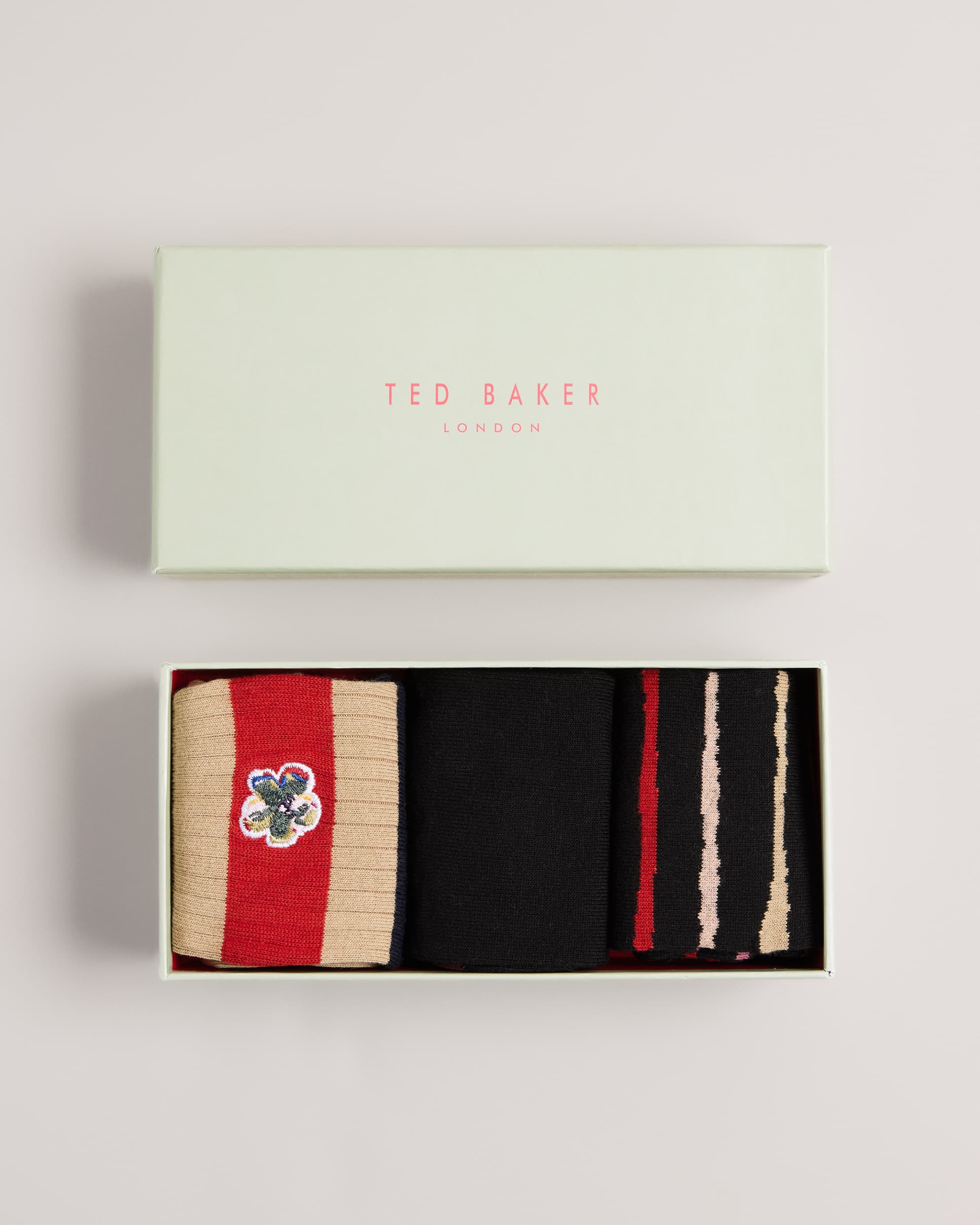 Blakone Three Pack Of Socks Assorted