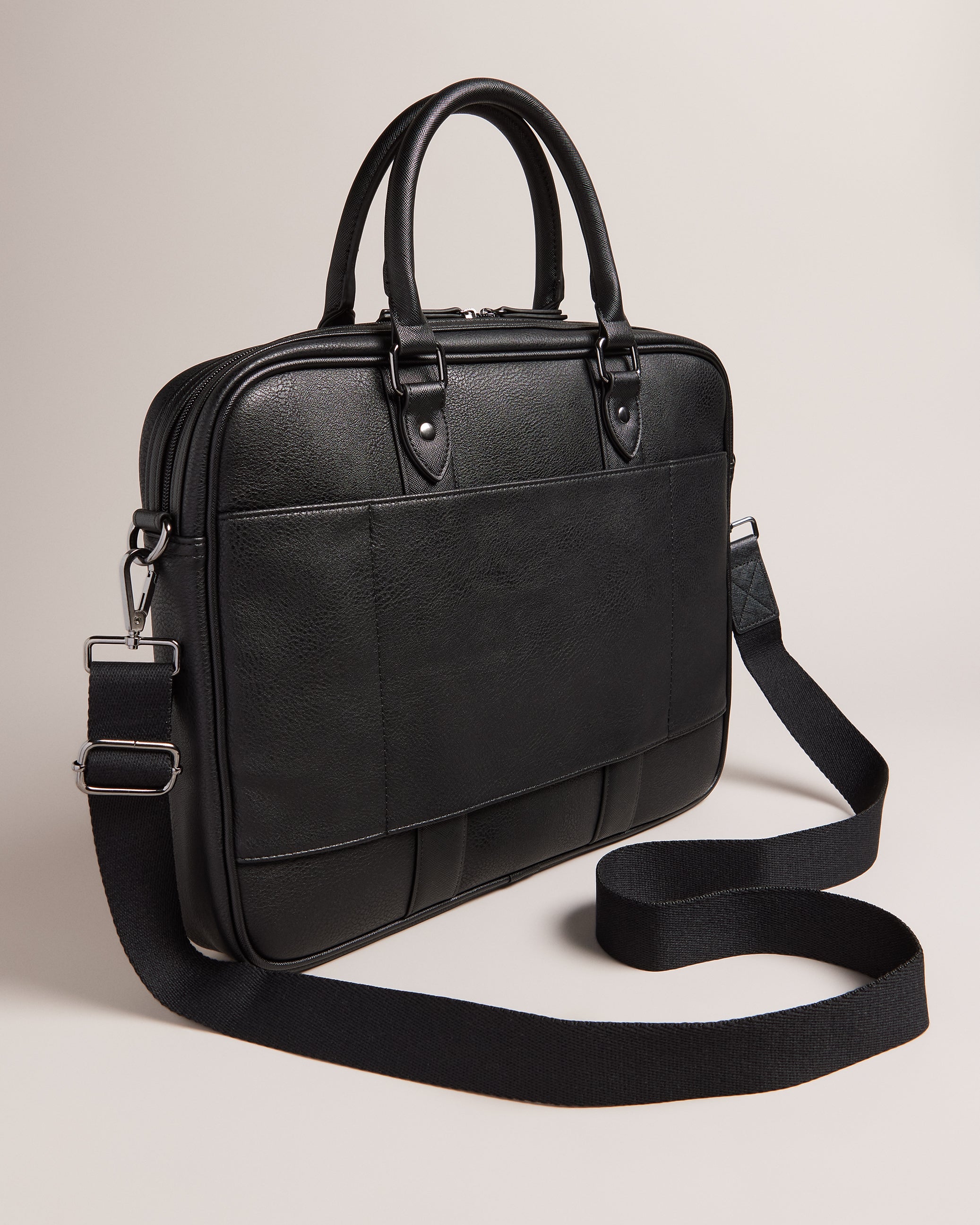 Waymon House Check Pu Document Bag