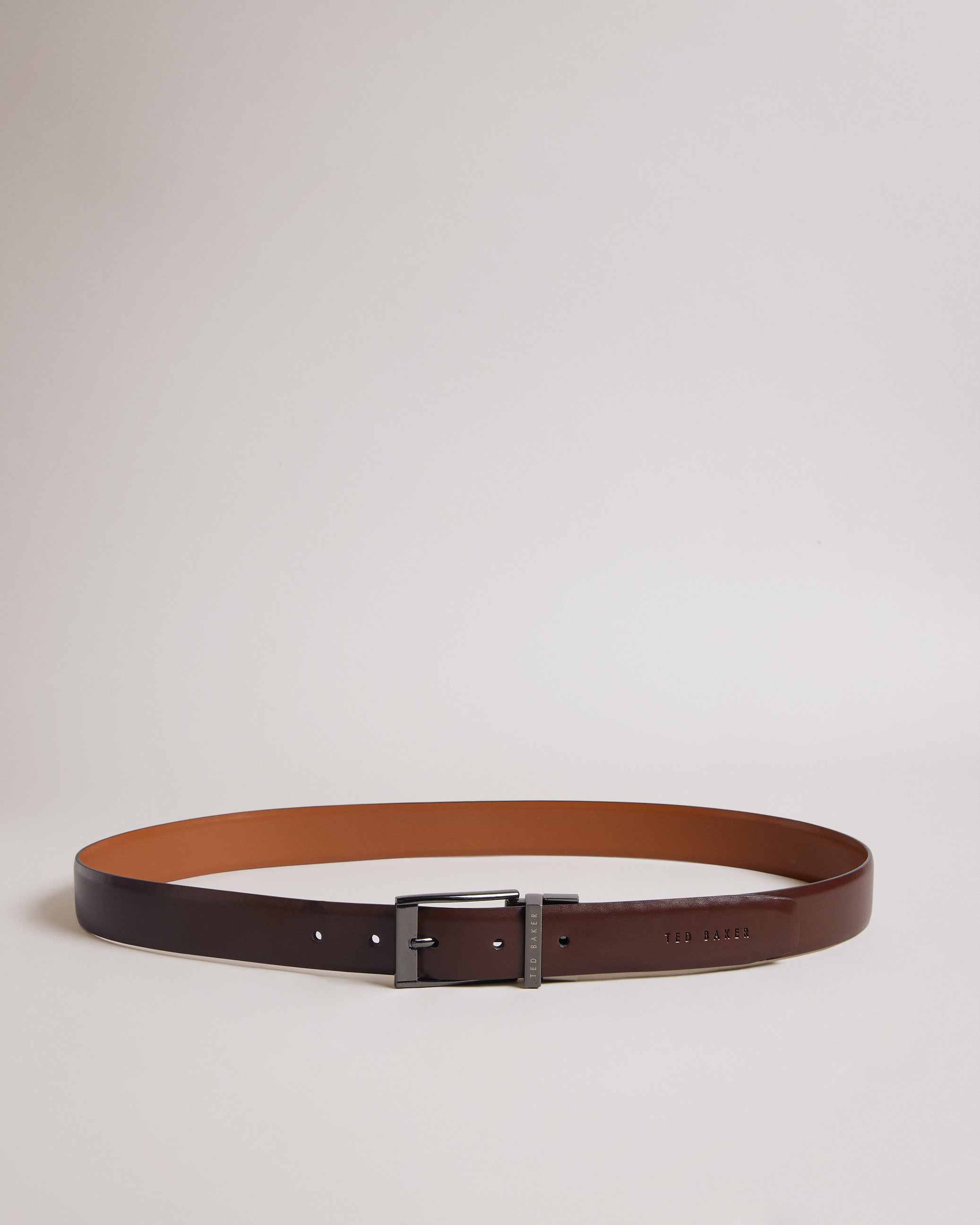 بريمر حزام من الجلد لون بني