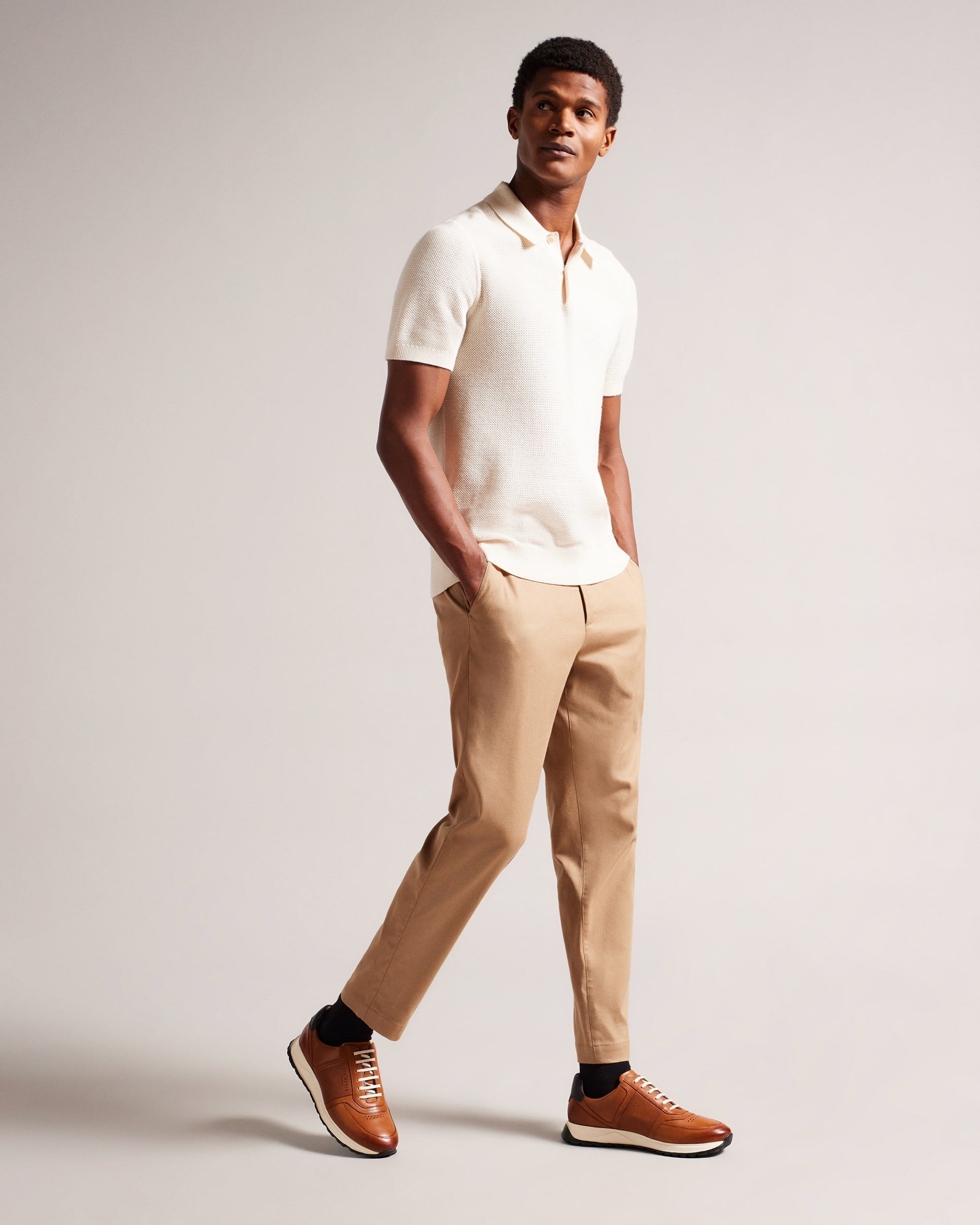 Frayne Retro Sneaker Shoes Tan