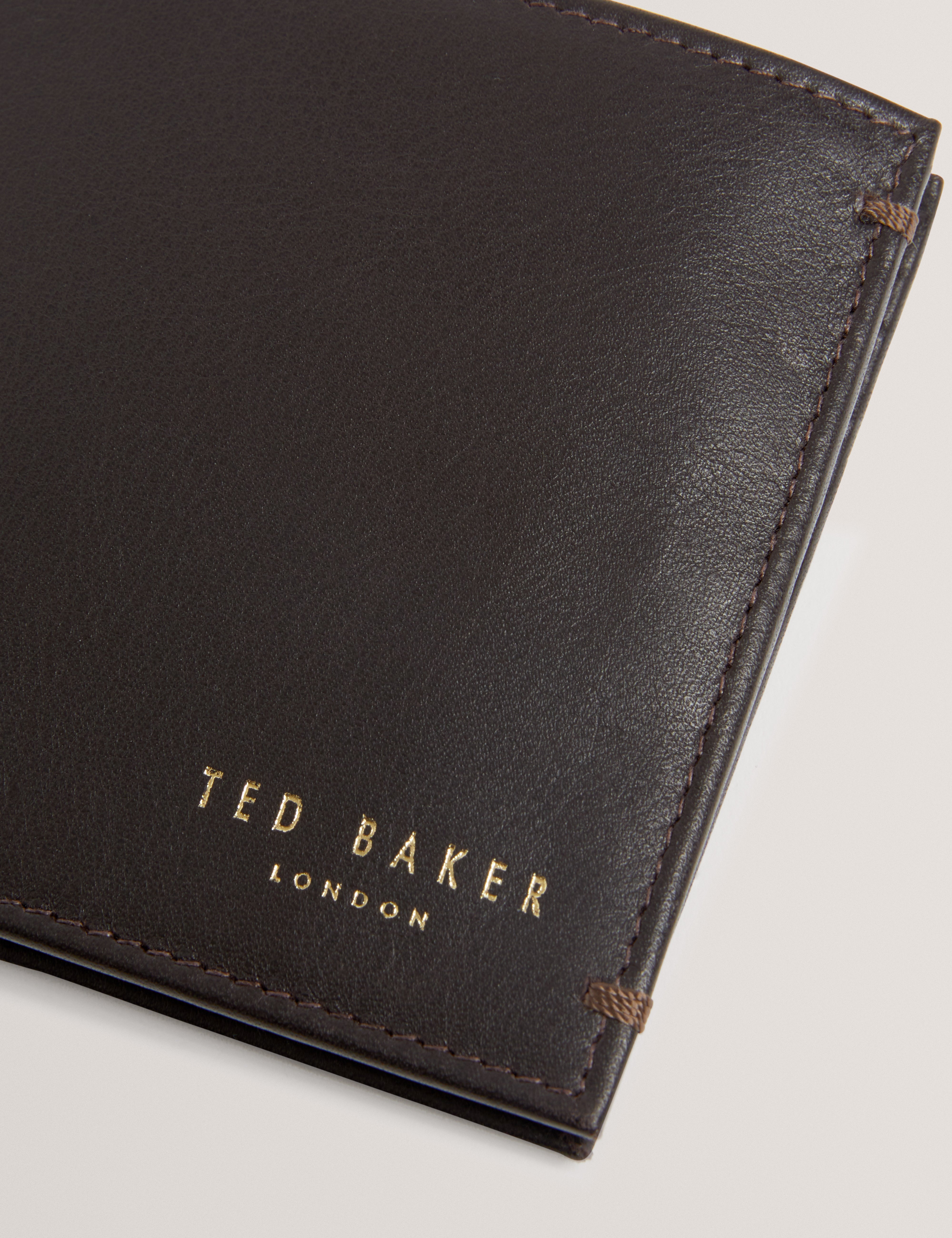 Antoony Bifold Leather Wallet Brown