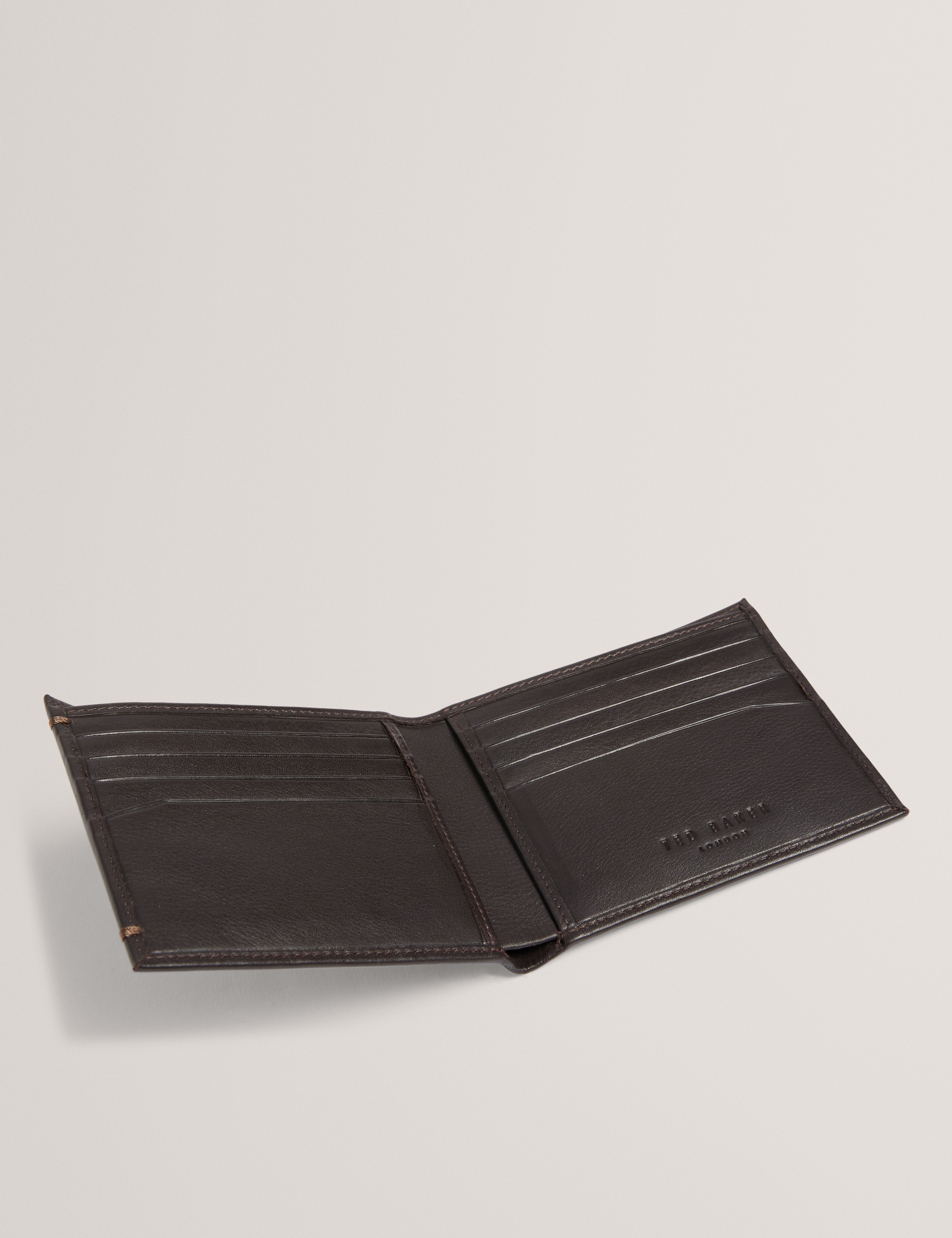 Antoony Bifold Leather Wallet Brown
