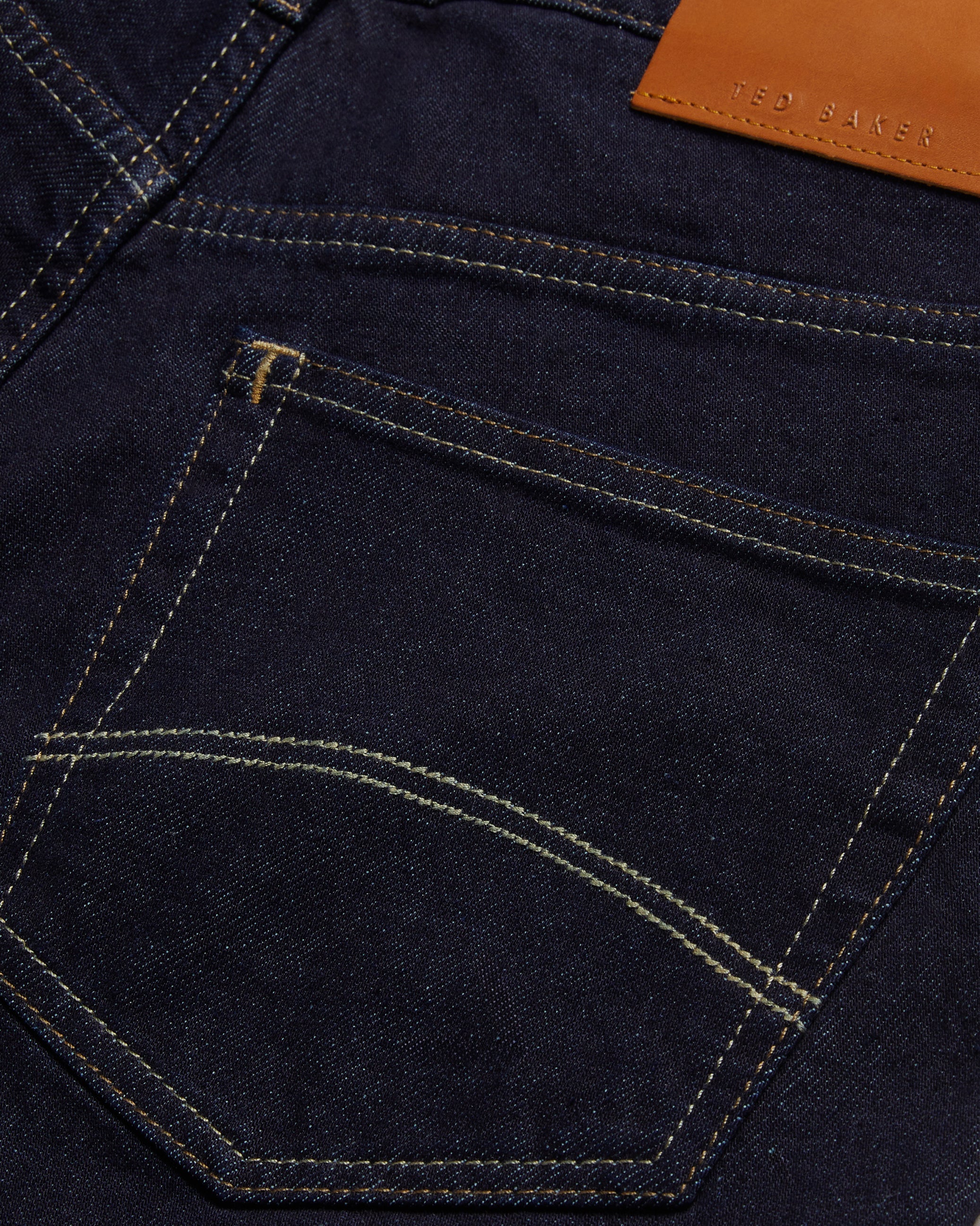 Joeyy Straight Leg Stretch Jeans Dk-Blue