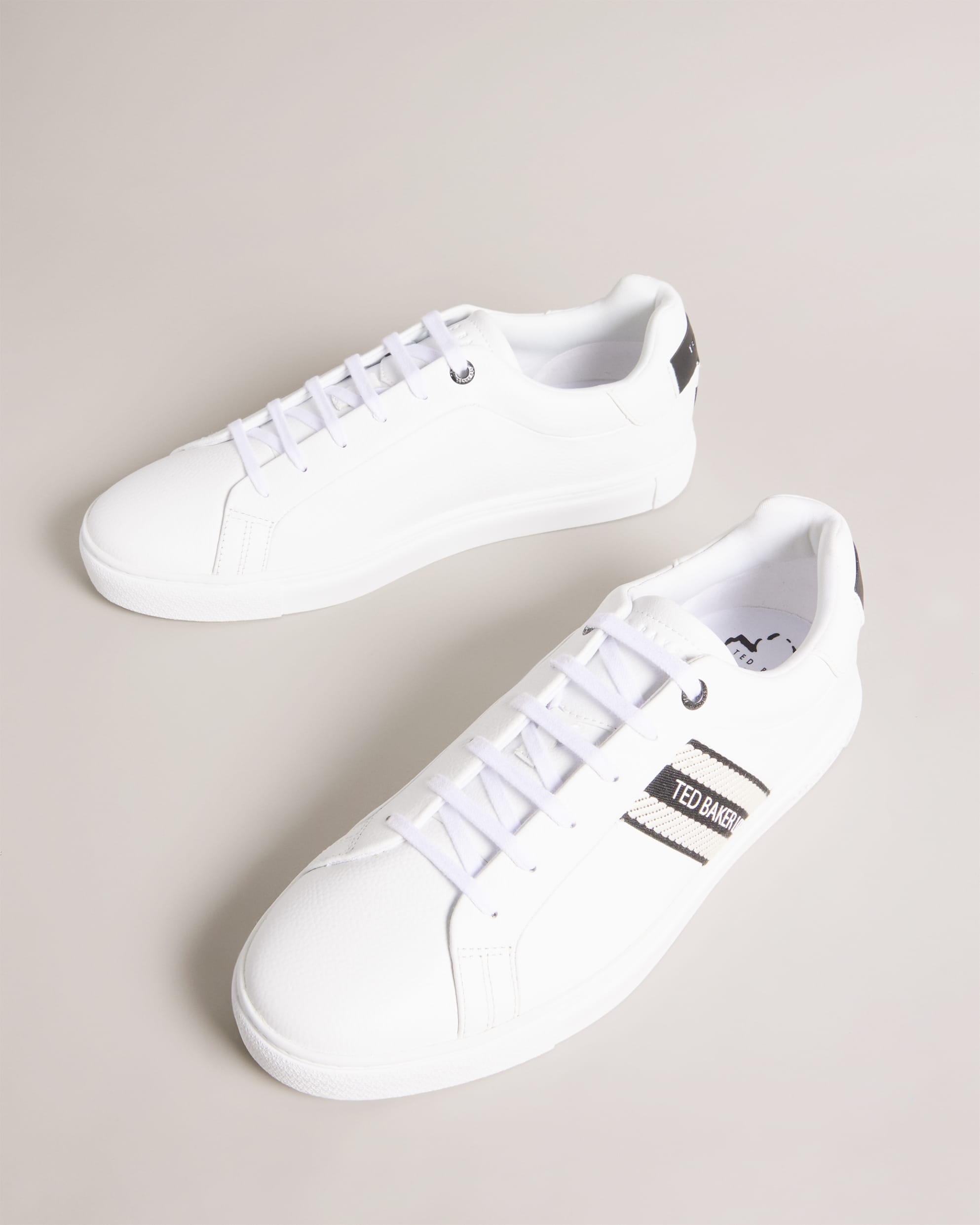 Trilobw Webbing Cupsole Sneaker With T Back Shoes White