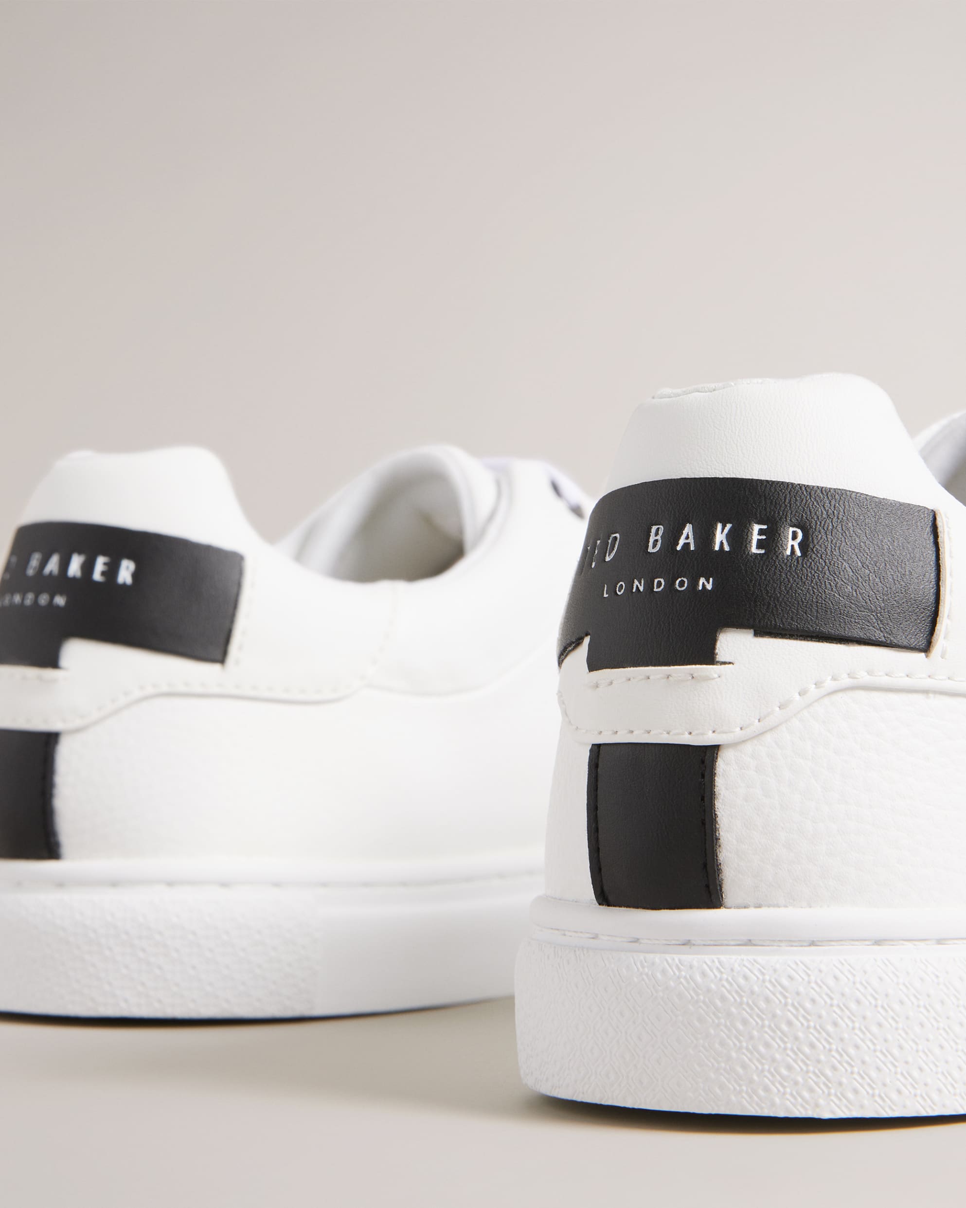 Trilobw Webbing Cupsole Sneaker With T Back Shoes White