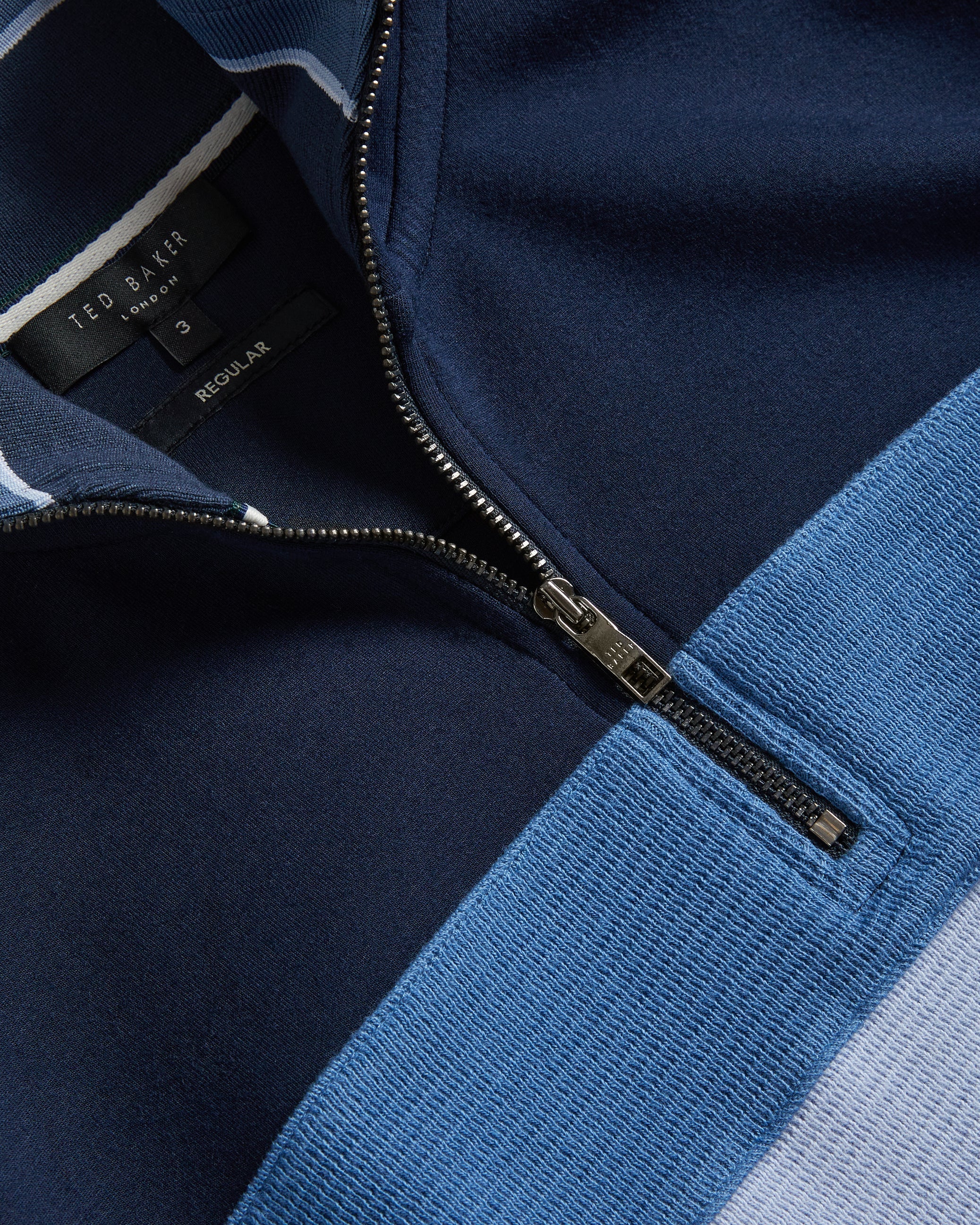 Veller Ls Slim Fit Half Zip Navy