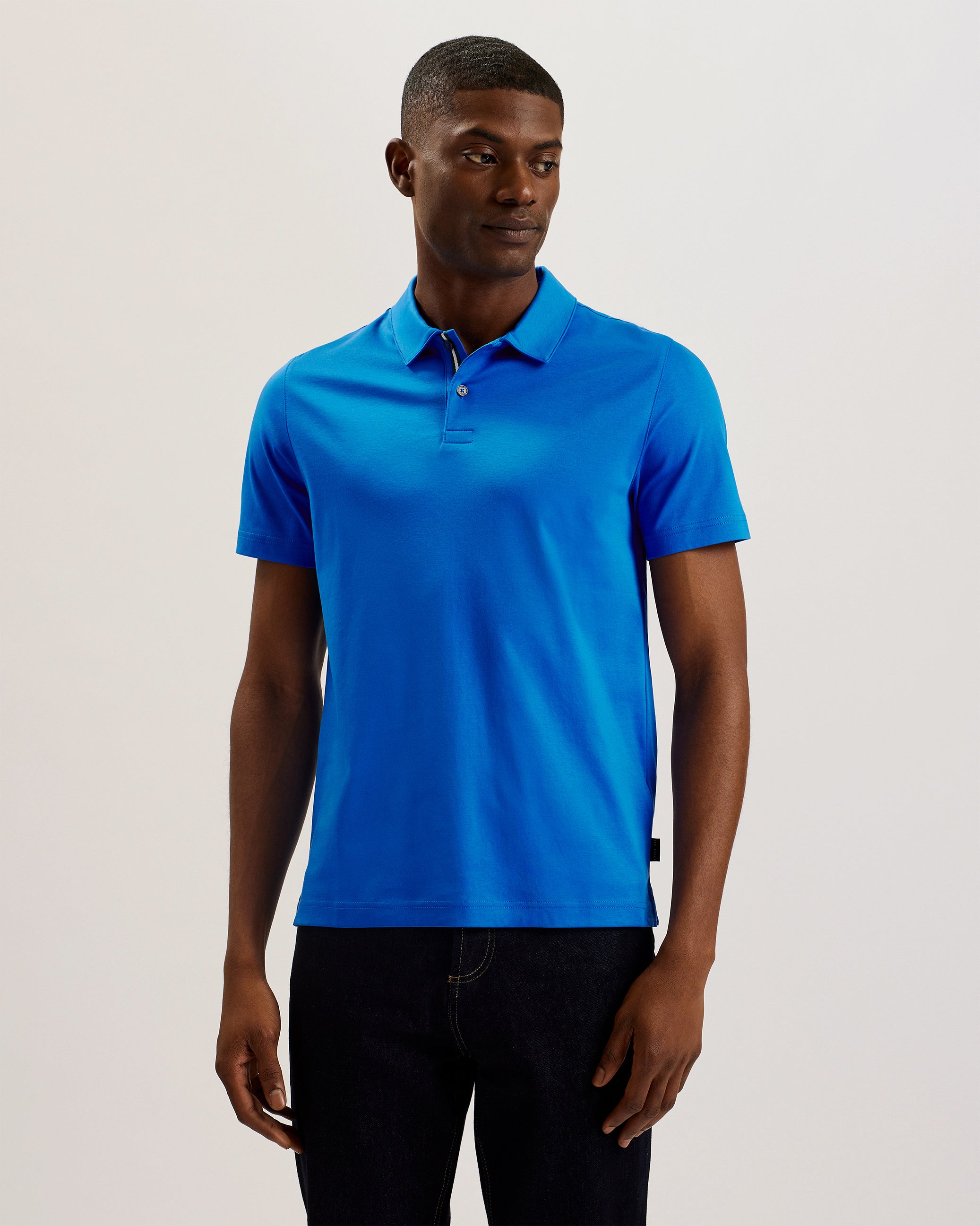 Zeiter Ss Slim Soft Touch Polo Blue