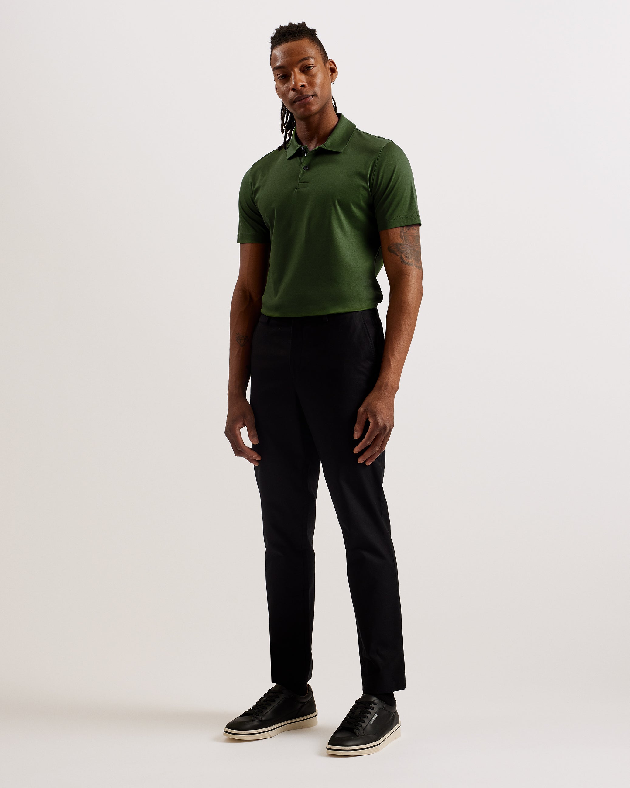 Zeiter Short Sleeve Slim Fit Polo Shirt Green