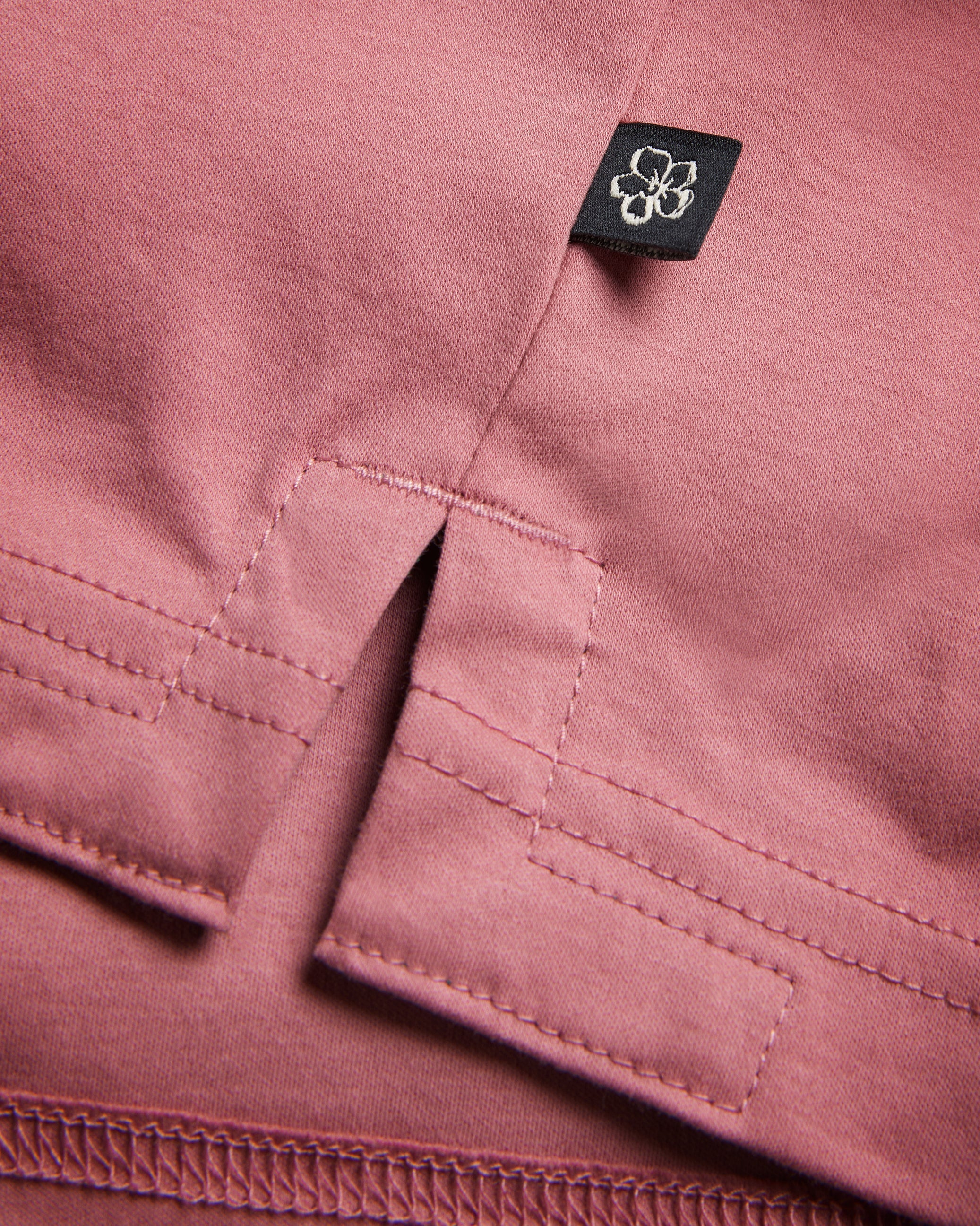 Zeiter Short Sleeve Slim Fit Polo Shirt Mid-Pink