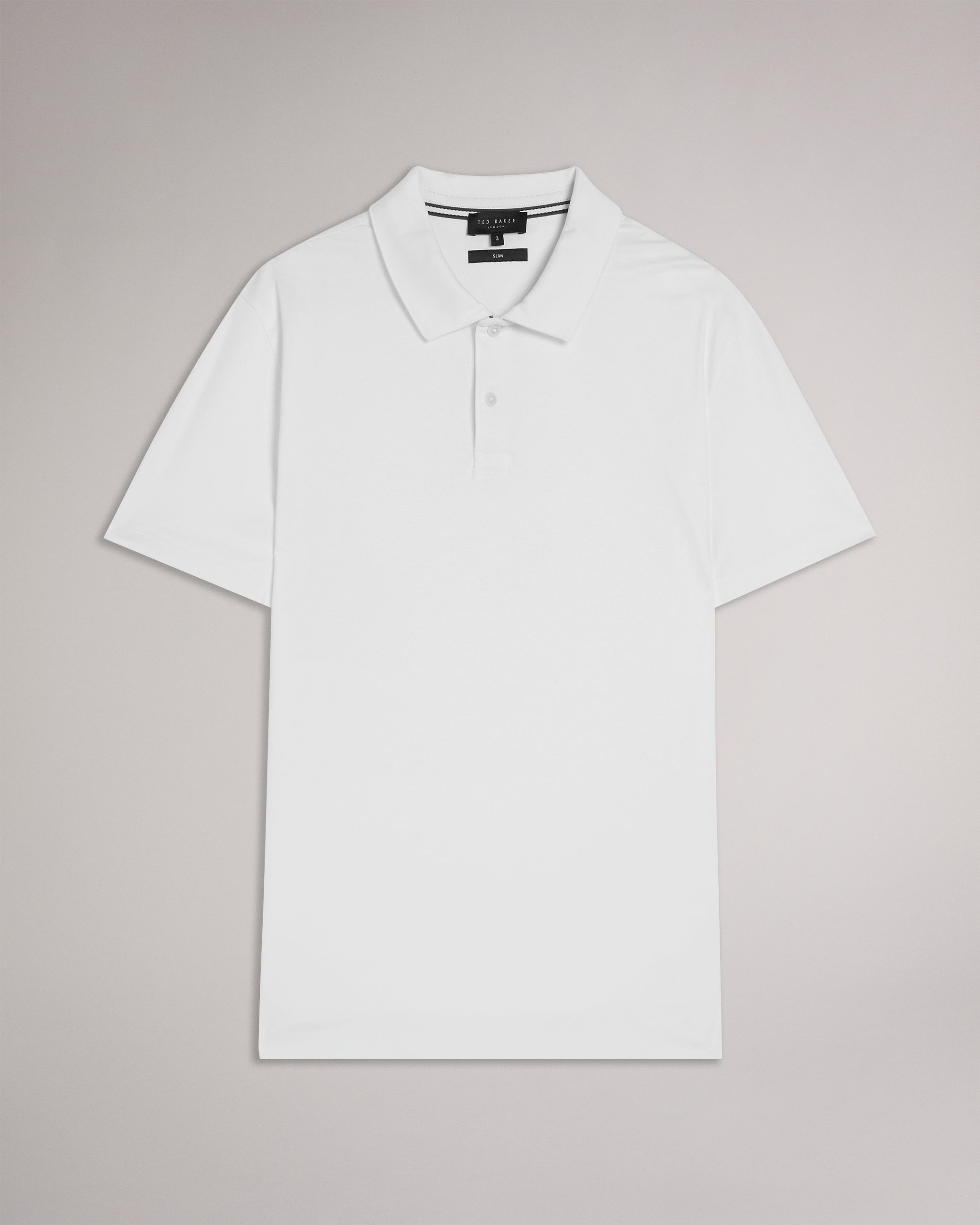 Zeiter Short Sleeve Slim Fit Polo Shirt White