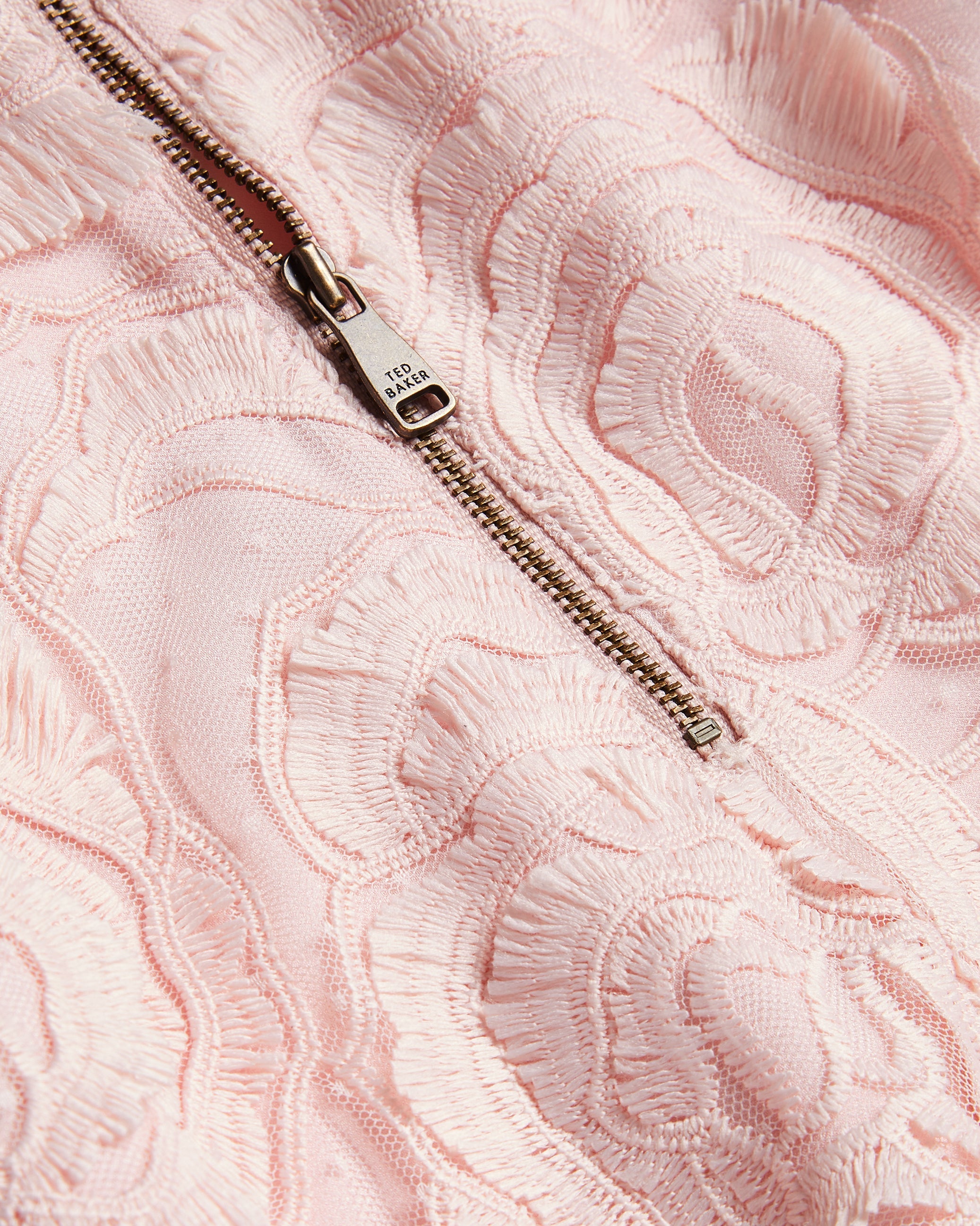 Louelaa Midi Skirt With Pleats Lt-Pink
