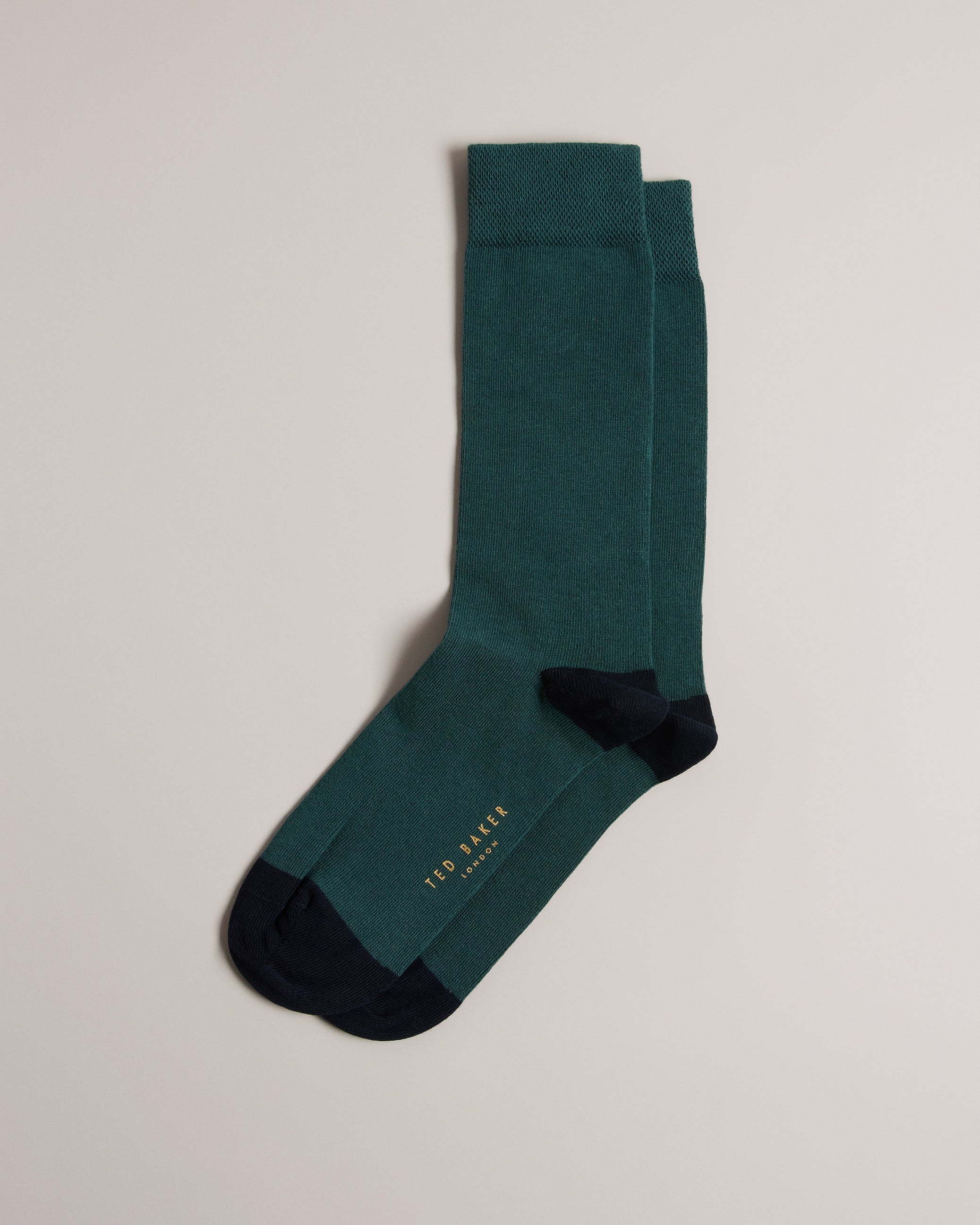 Corecol Plain Crew Socks Dk-Green
