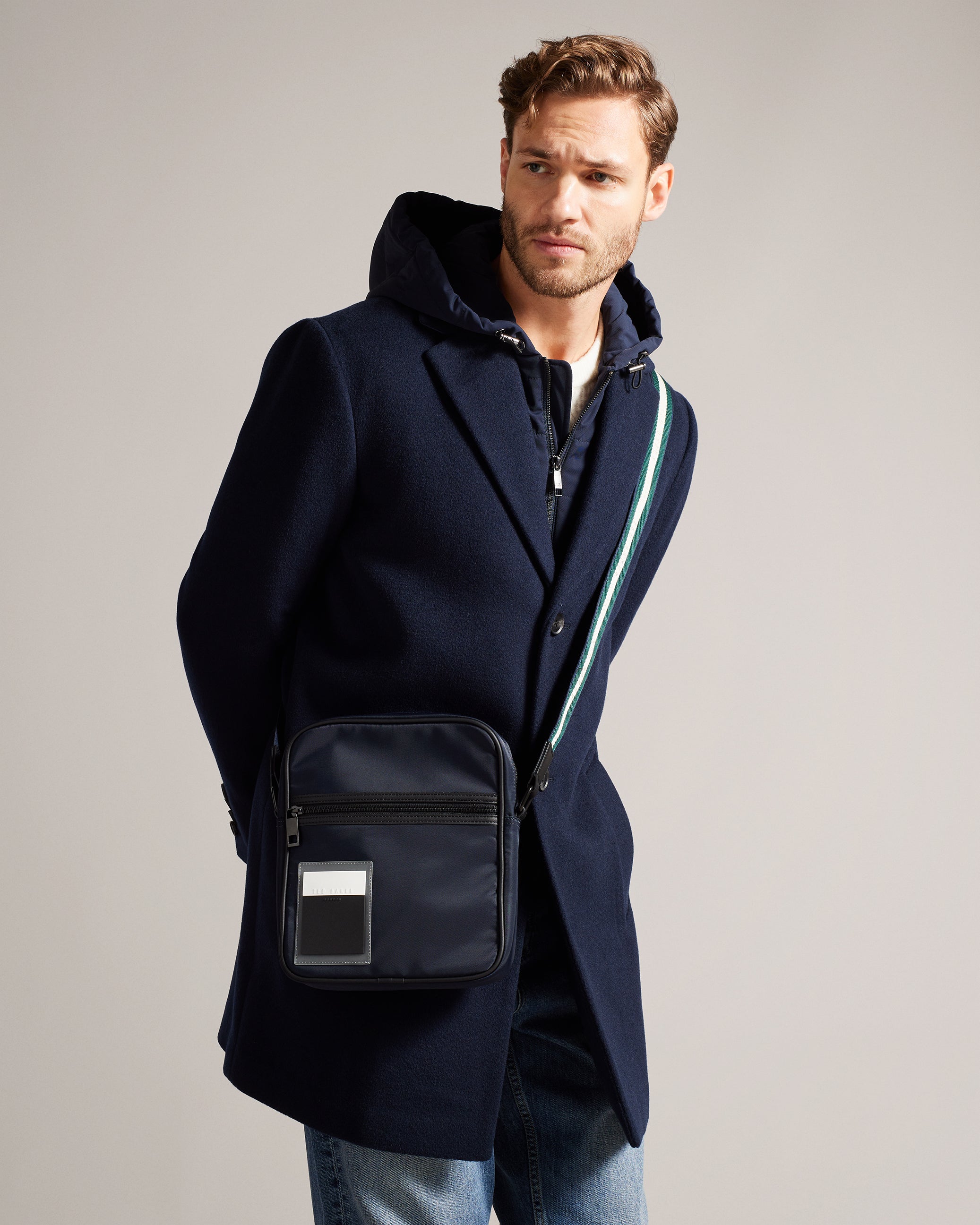 Matee Nylon Flight Bag Navy