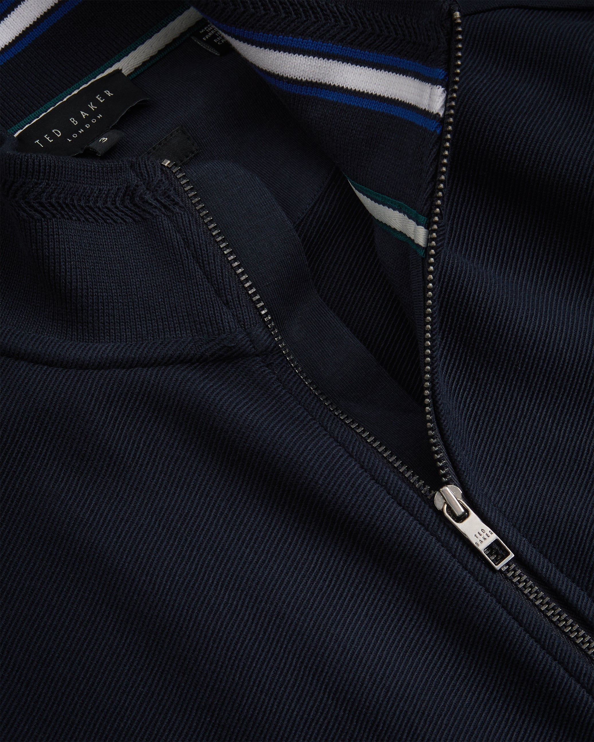 Phloem Zip Through Funnel Neck Jacket Navy