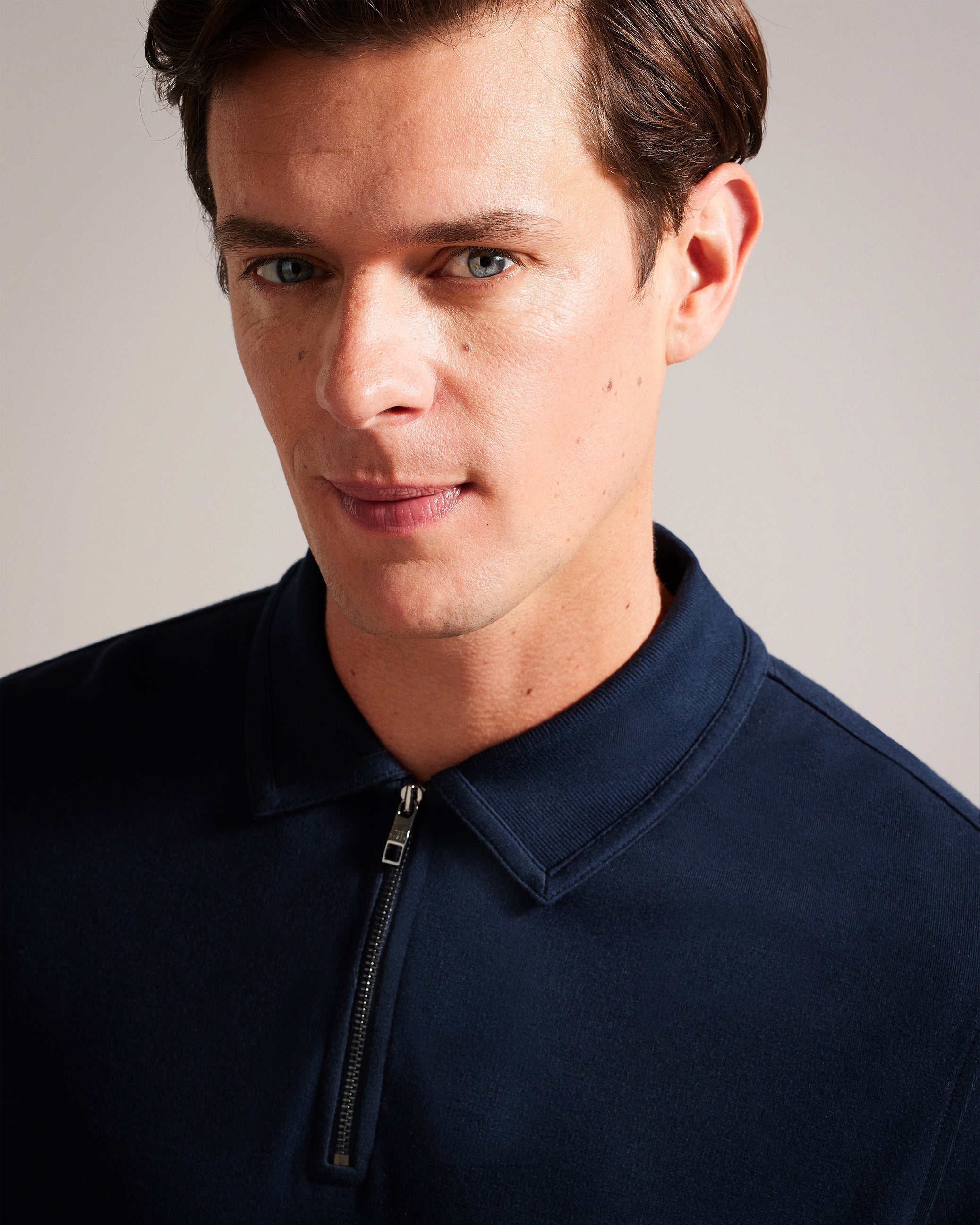 Karpol Long Sleeve Modal Polo Shirt