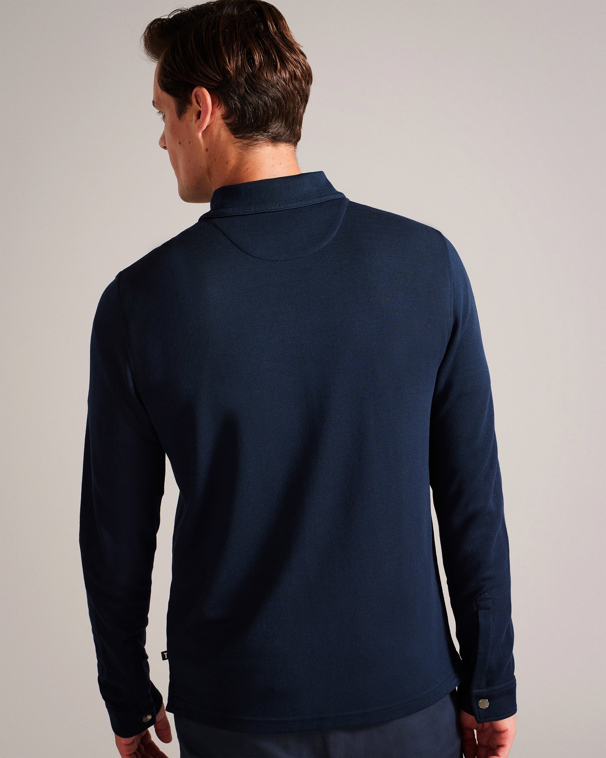 Karpol Long Sleeve Modal Polo Shirt