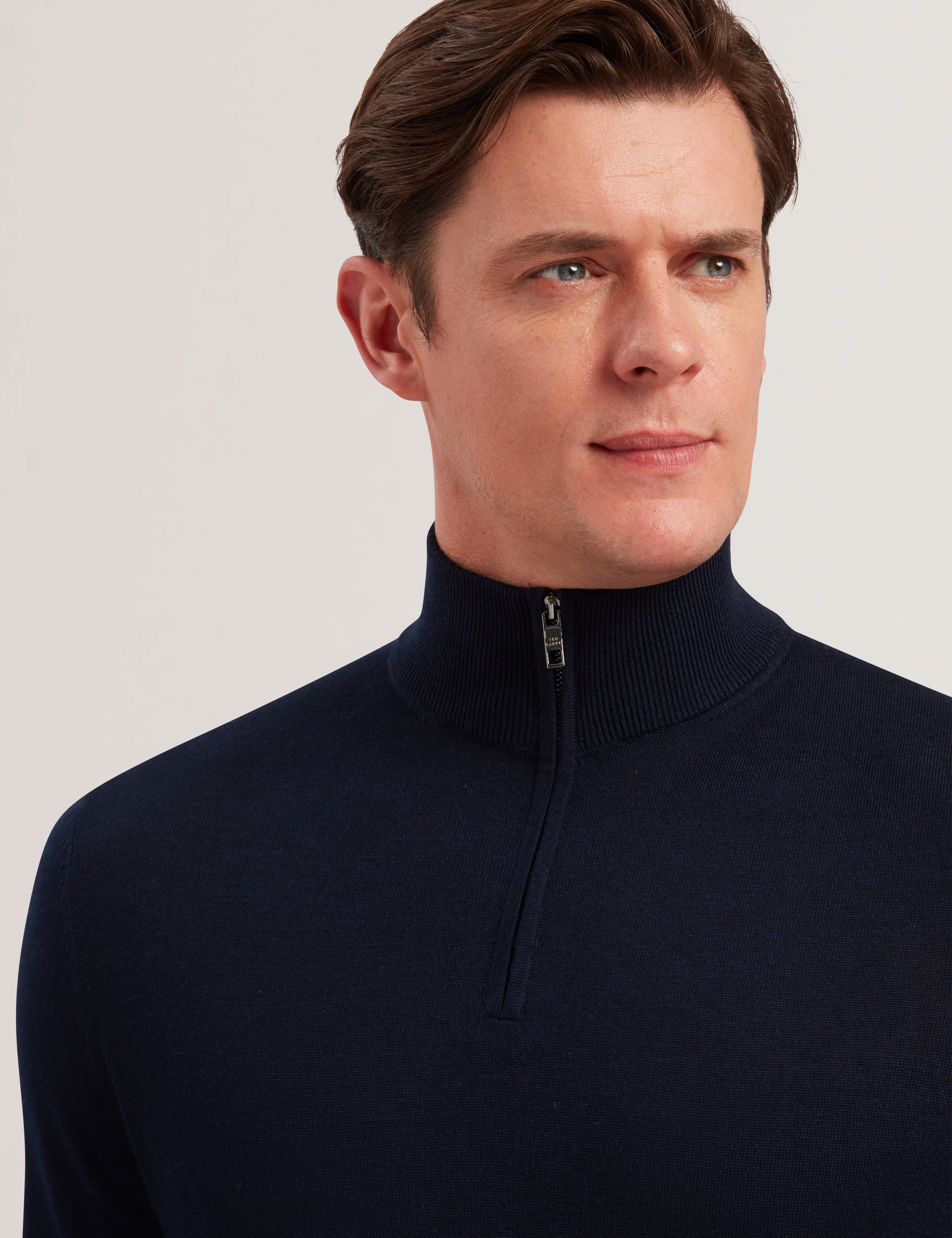 Limehas Ls Merino Core Half Zip Navy