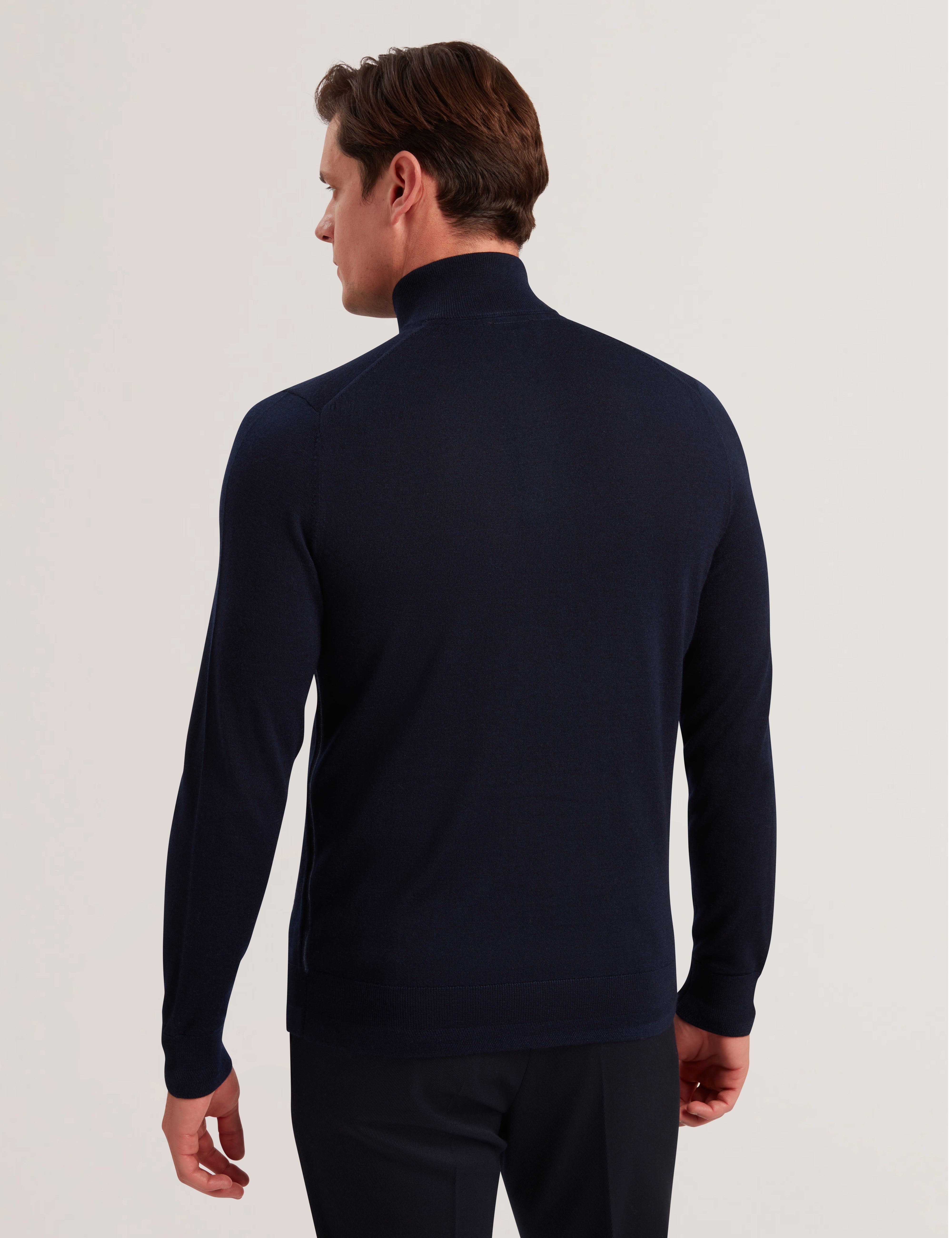 Limehas Ls Merino Core Half Zip Navy