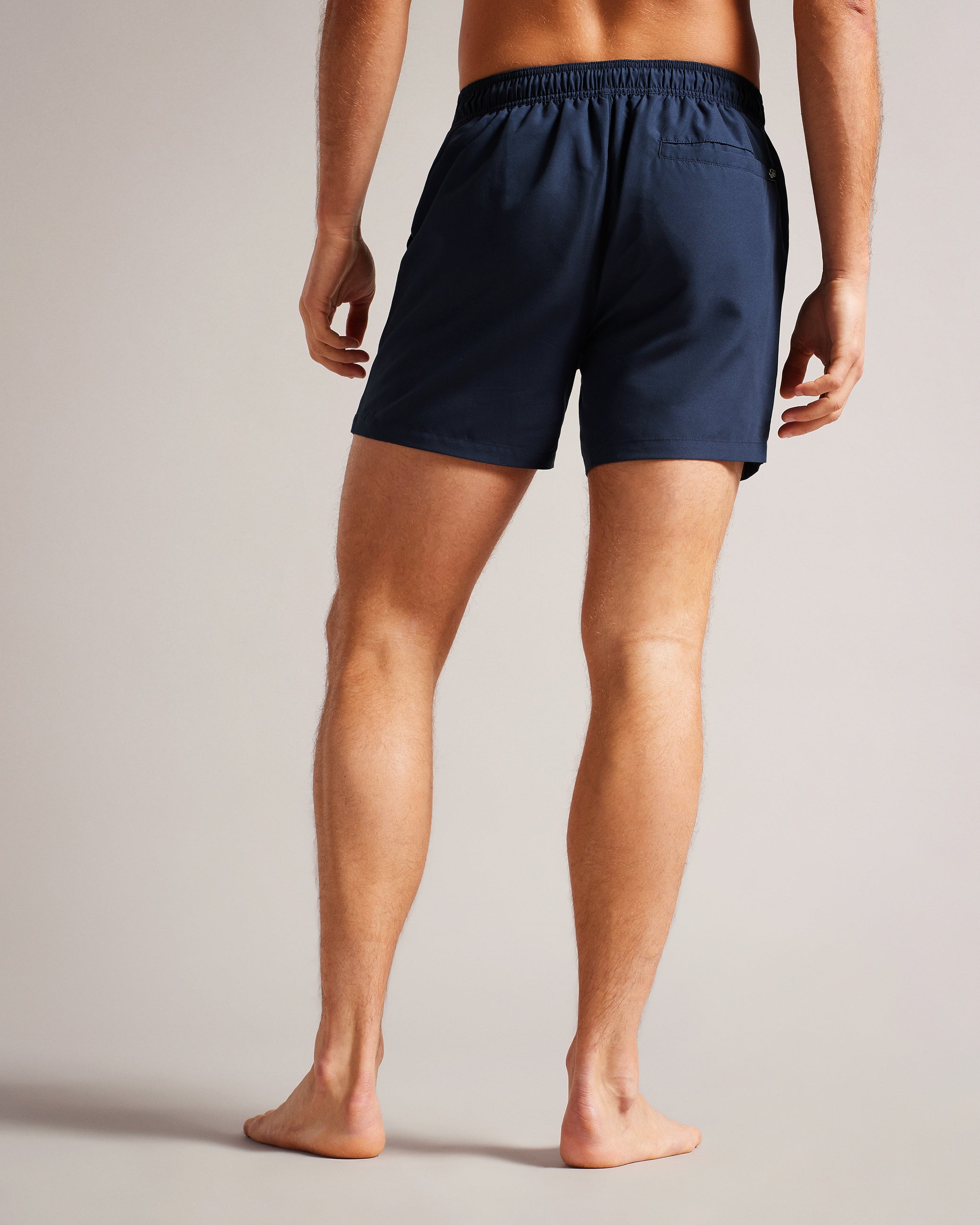 Hiltree Plain Swim Shorts Navy